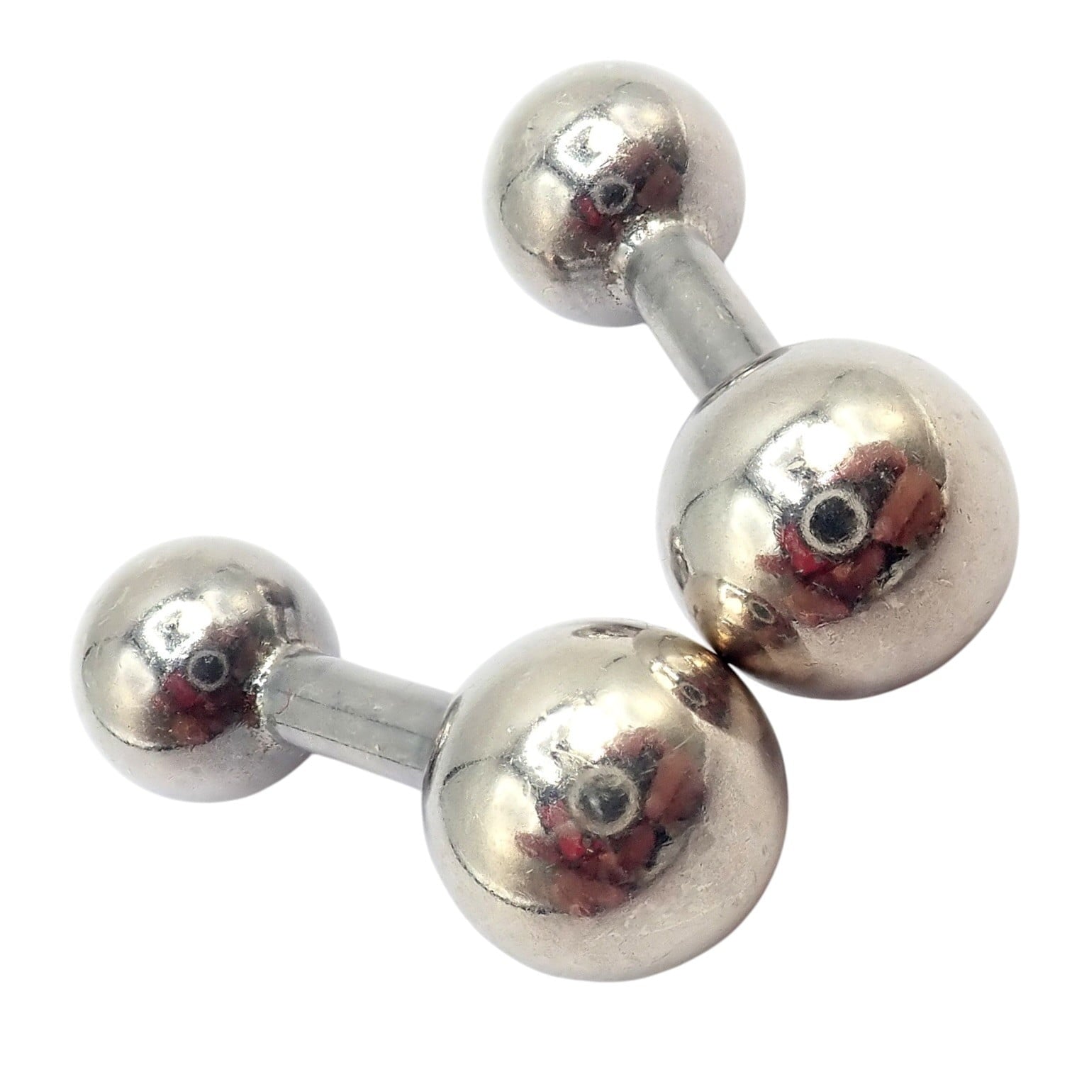 Tiffany & Co. Jewelry & Watches:Men's Jewelry:Cufflinks Vintage! Tiffany & Co. Silver Barbell Cufflinks
