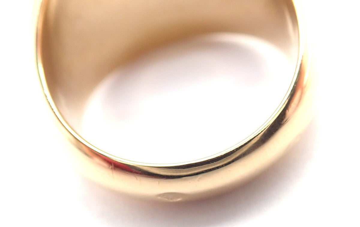 Cartier Jewelry & Watches:Fine Jewelry:Rings Authentic Cartier Myst de Cartier 18k Yellow Gold Diamond Rock Crystal Dome Ring
