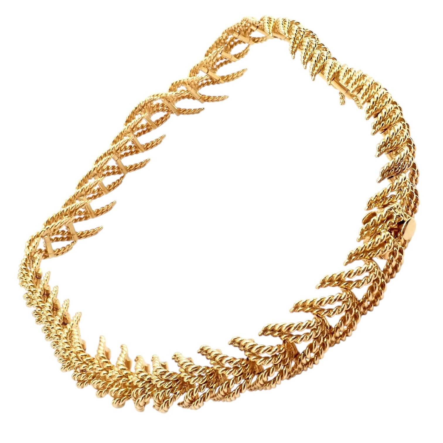Tiffany & Co. Jewelry & Watches:Fine Jewelry:Necklaces & Pendants Vintage! Tiffany & Co France Georges Lenfant 18k Yellow Gold Rope Necklace