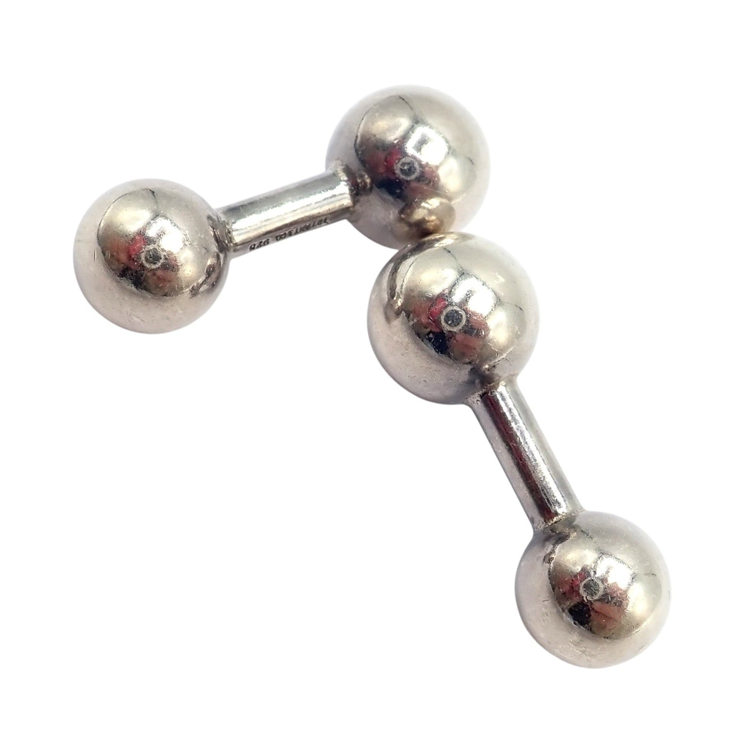 Tiffany & Co. Jewelry & Watches:Men's Jewelry:Cufflinks Vintage! Tiffany & Co. Silver Barbell Cufflinks