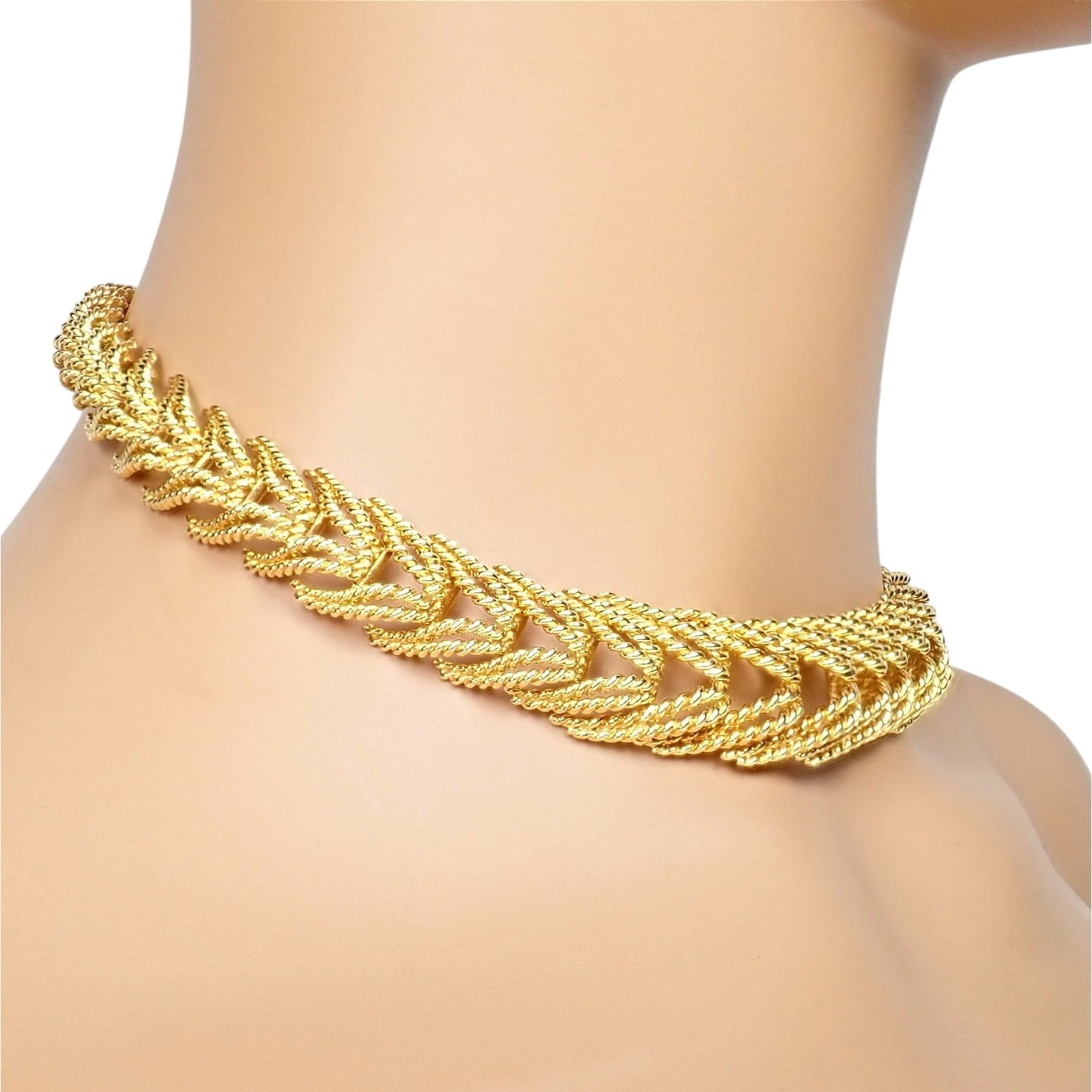 Tiffany & Co. Jewelry & Watches:Fine Jewelry:Necklaces & Pendants Vintage! Tiffany & Co France Georges Lenfant 18k Yellow Gold Rope Necklace
