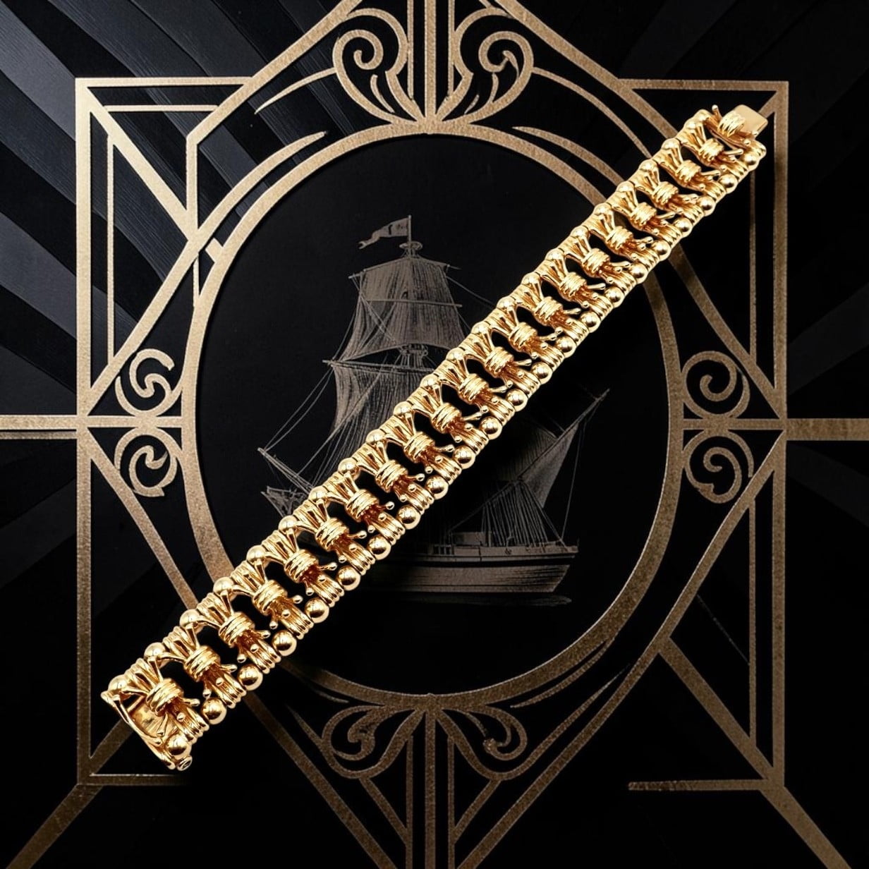 Tiffany & Co Jean Schlumberger 18k Yellow Gold Bowtie Bracelet | Fortrove