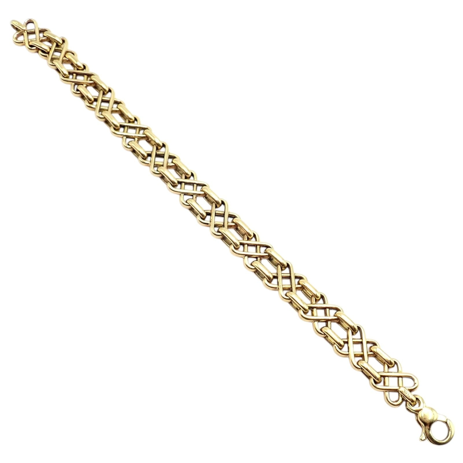 Tiffany & Co. Jewelry & Watches:Fine Jewelry:Bracelets & Charms Authentic Vintage! Tiffany & Co 18k Yellow Gold Basket Weave Bracelet