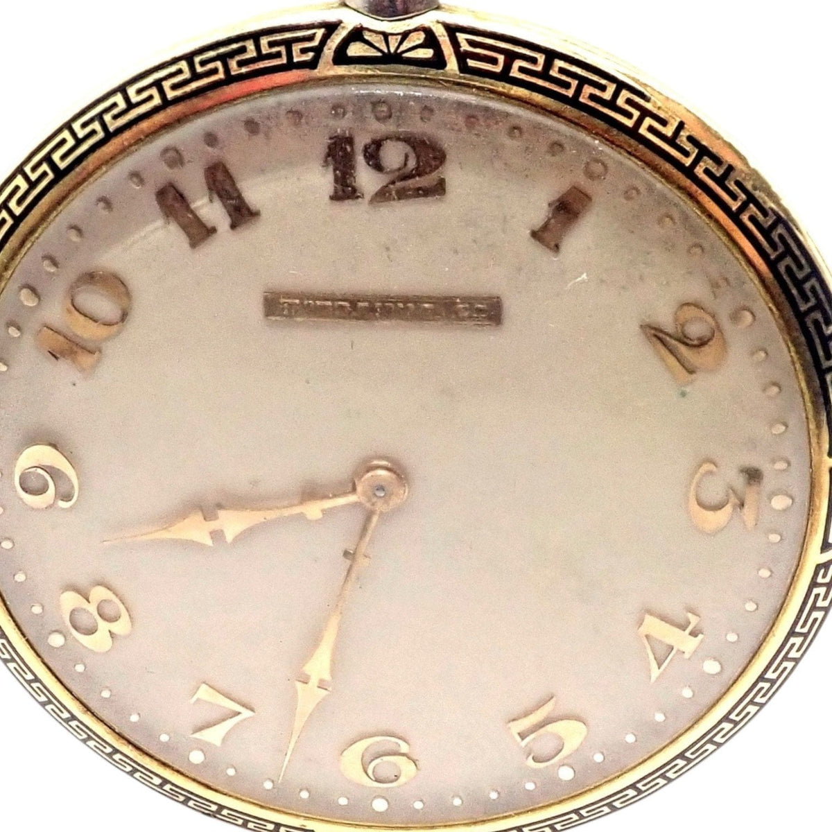 Tiffany & Co. Jewelry & Watches:Watches, Parts & Accessories:Watches:Pocket Watches Tiffany & Co. Platinum 18k Yellow Gold 18s Enamel Merimont Pocket Watch 1940