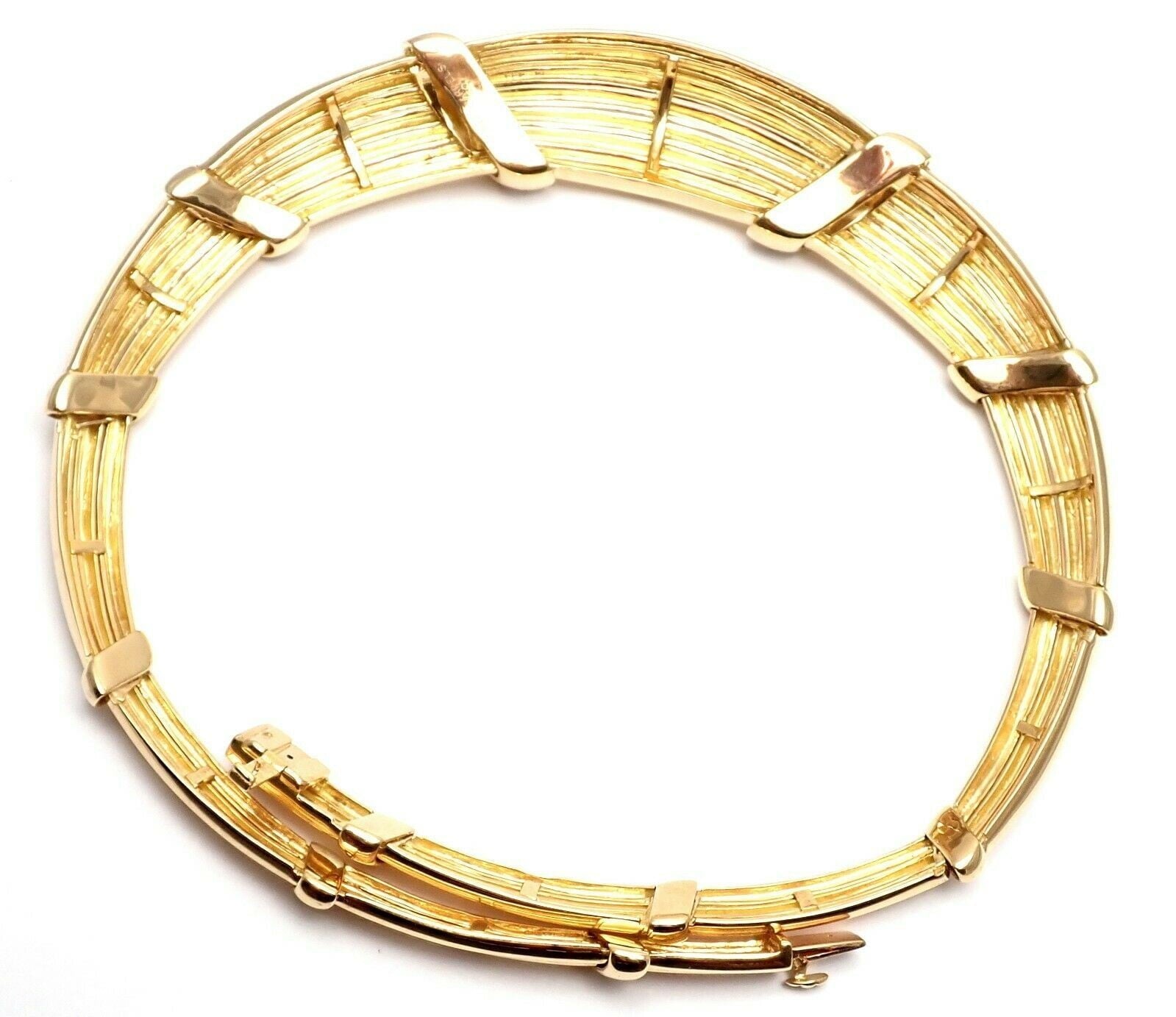 Van Cleef & Arpels Jewelry & Watches:Fine Jewelry:Necklaces & Pendants Vintage! Authentic Van Cleef & Arpels 18k Yellow Gold Diamond Choker Necklace
