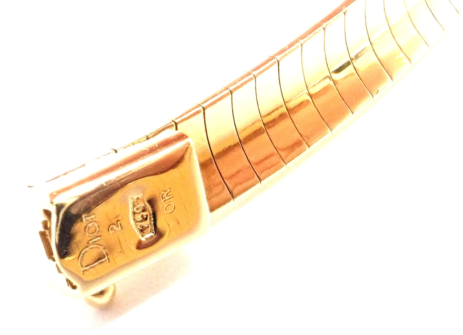 Christian Dior Jewelry & Watches:Fine Jewelry:Necklaces & Pendants Rare! Authentic Christian Dior 18k Yellow Gold Diamond Sapphire Bow Necklace
