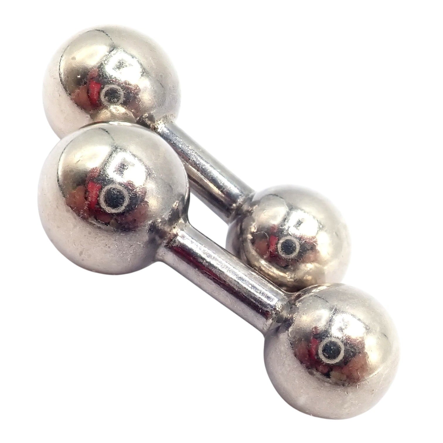 Tiffany & Co. Jewelry & Watches:Men's Jewelry:Cufflinks Vintage! Tiffany & Co. Silver Barbell Cufflinks