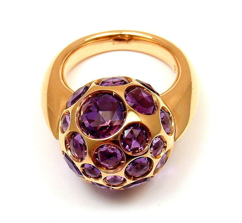Pomellato Jewelry & Watches:Vintage & Antique Jewelry:Rings Authentic! Pomellato Harem 18K Gold Amethyst Ring Sz 4.5