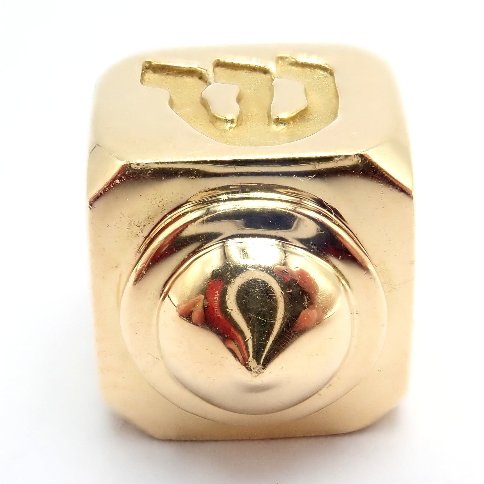 Ultra Rare Vintage Tiffany & Co. 18k Yellow Channukah Dreidel Charm Pendant | Fortrove