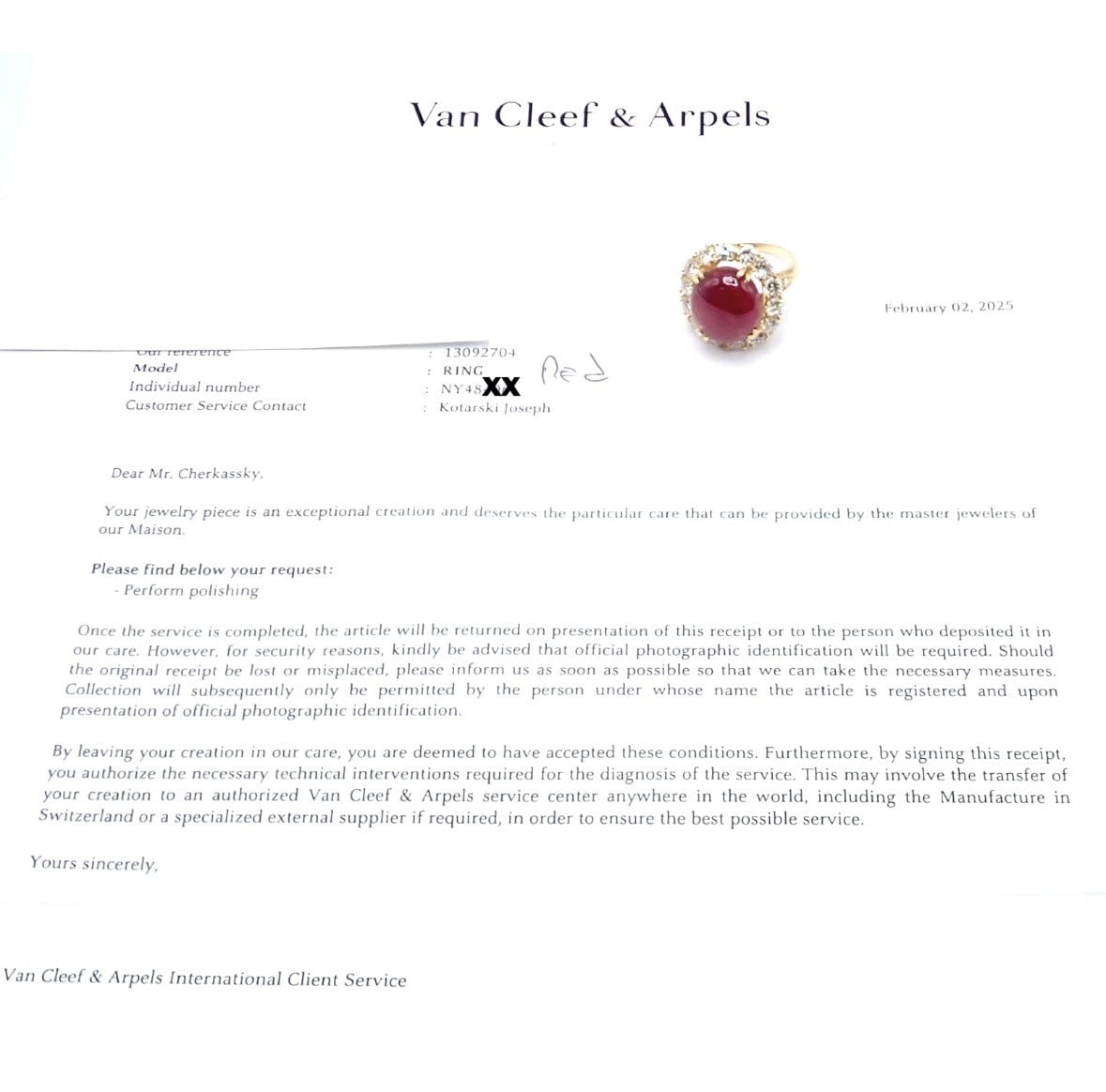 Van Cleef & Arpels Jewelry & Watches:Fine Jewelry:Rings Van Cleef & Arpels 18k Gold Large Cabochon Burmese No Heat Ruby Diamond Ring GIA