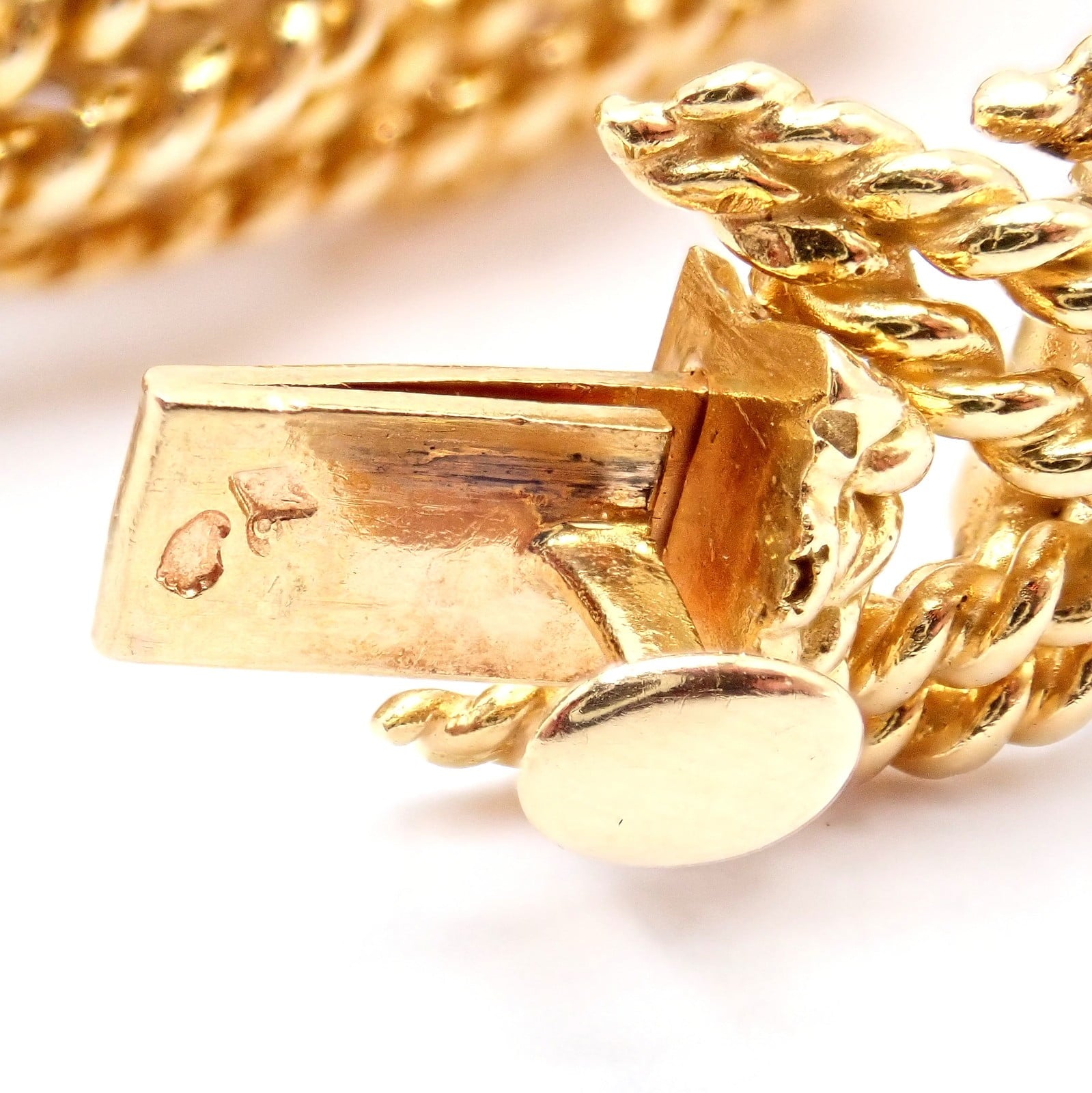 Tiffany & Co. Jewelry & Watches:Fine Jewelry:Necklaces & Pendants Vintage! Tiffany & Co France Georges Lenfant 18k Yellow Gold Rope Necklace