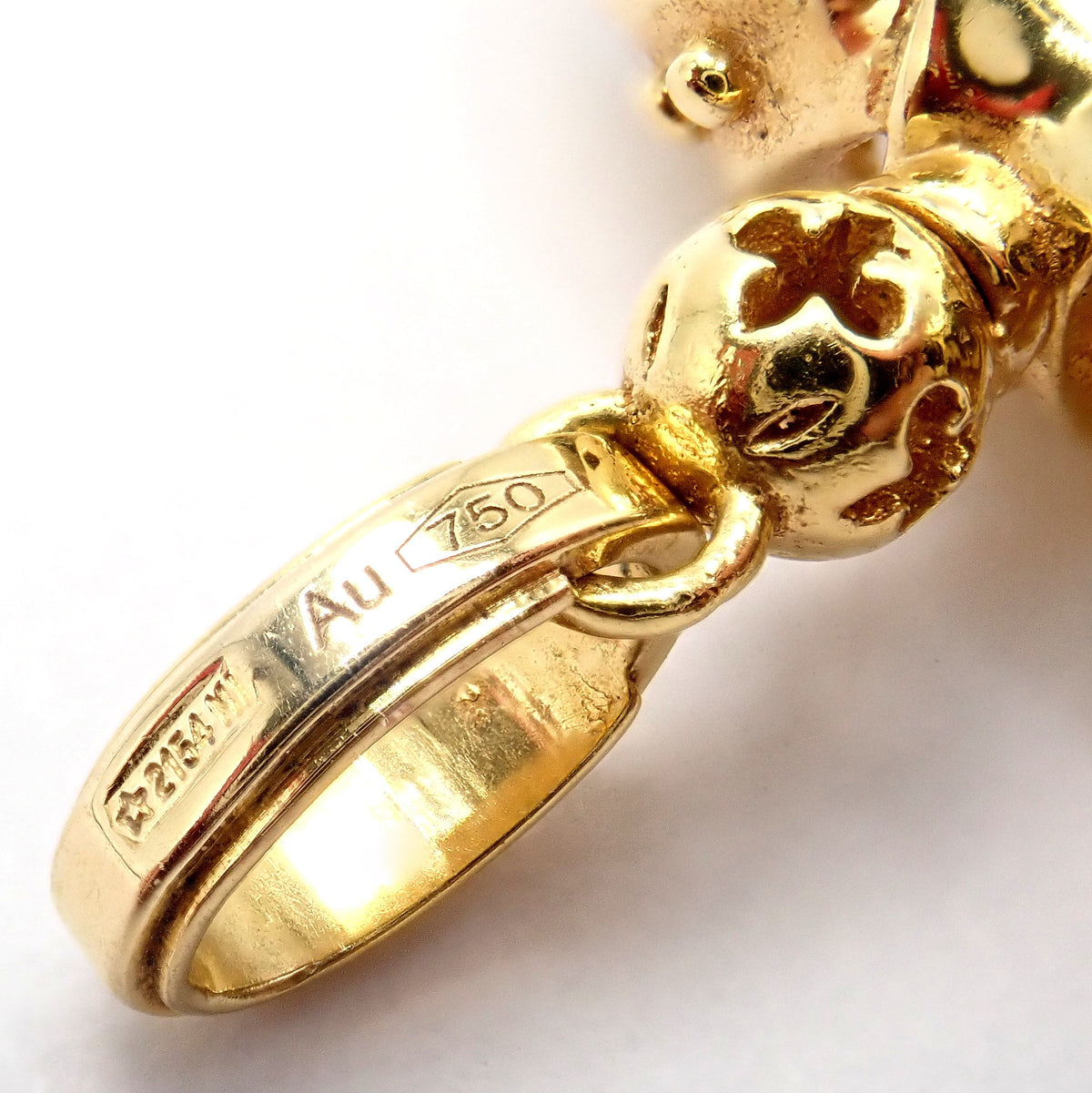 Dolce&Gabbana Jewelry & Watches:Fine Jewelry:Necklaces & Pendants Rare Vintage Dolce & Gabbana 18k Yellow Gold Crown Ancient Coin Pendant Charm