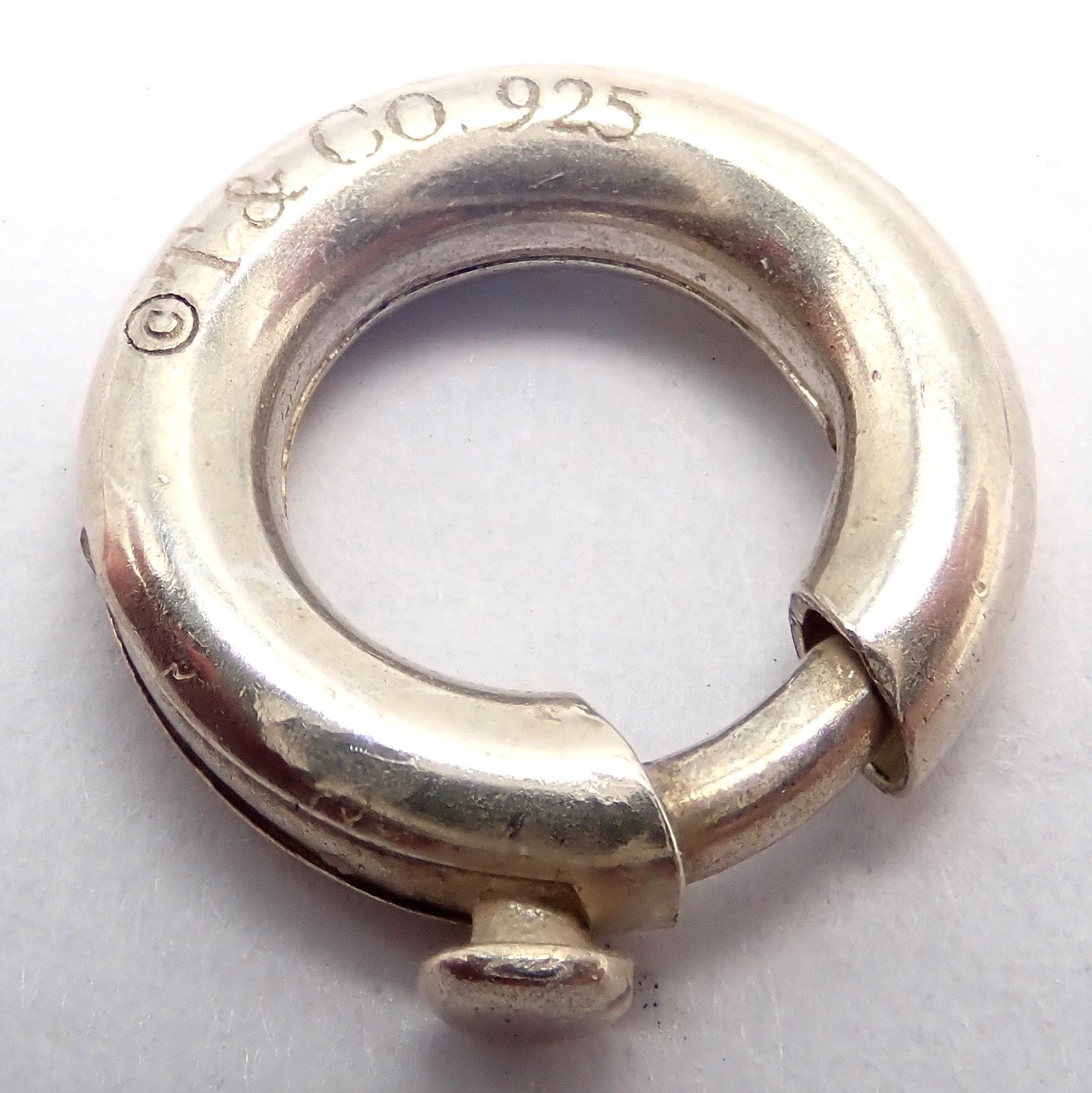 Tiffany & Co. Jewelry & Watches:Fine Jewelry:Bracelets & Charms Tiffany & Co. Silver Classic Padlock Charm Pendant + Spring Ring Clasp