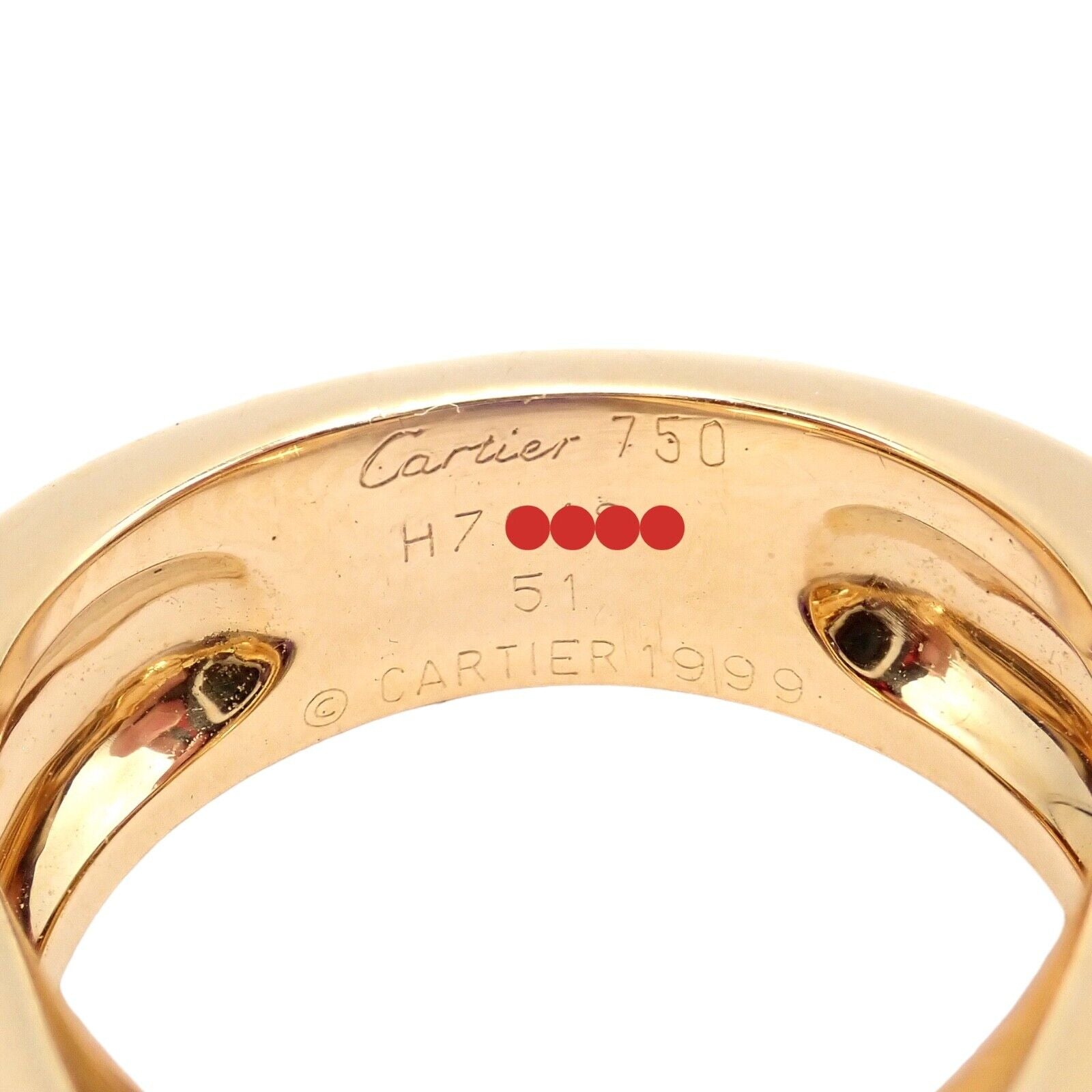 Authentic! Cartier Tankissi 18k Yellow Gold Diamond Large Amethyst Ring | Fortrove