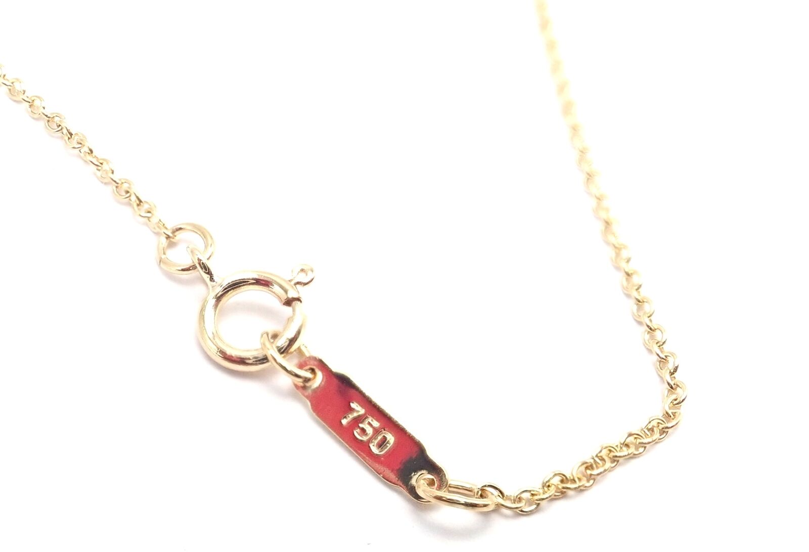 Authentic! Vintage Tiffany & Co 18K Yellow Gold Dogwood Flower Pendant Necklace | Fortrove