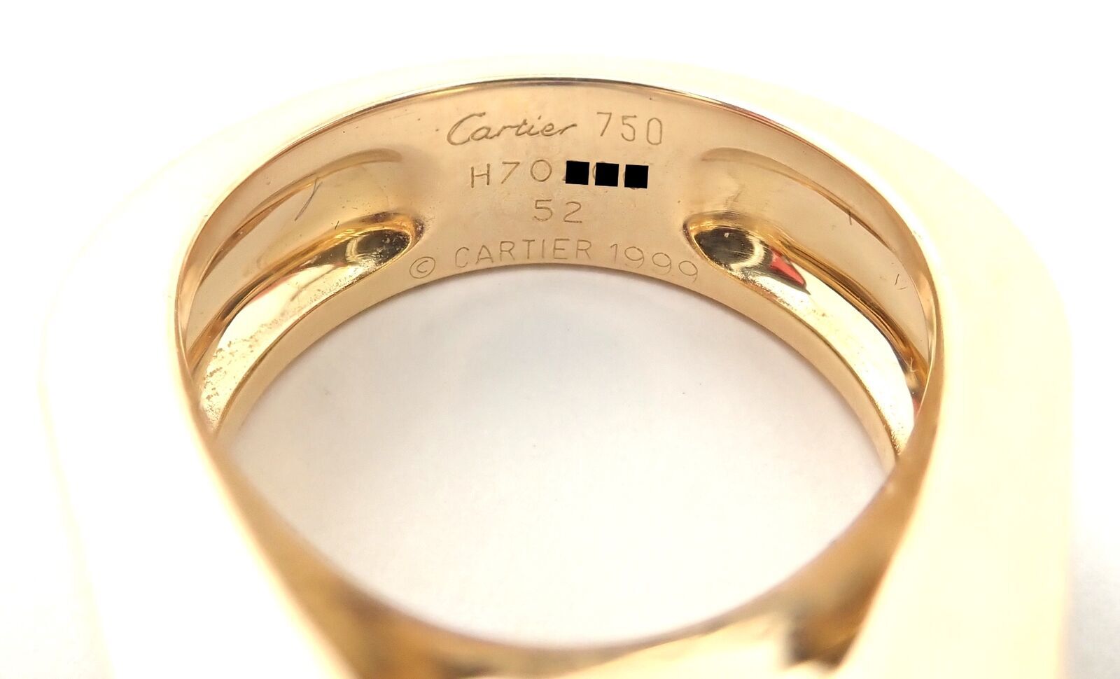 Cartier Jewelry & Watches:Fine Jewelry:Rings Authentic! Cartier Tankissi 18k Yellow Gold Diamond Large Amethyst Ring Paper