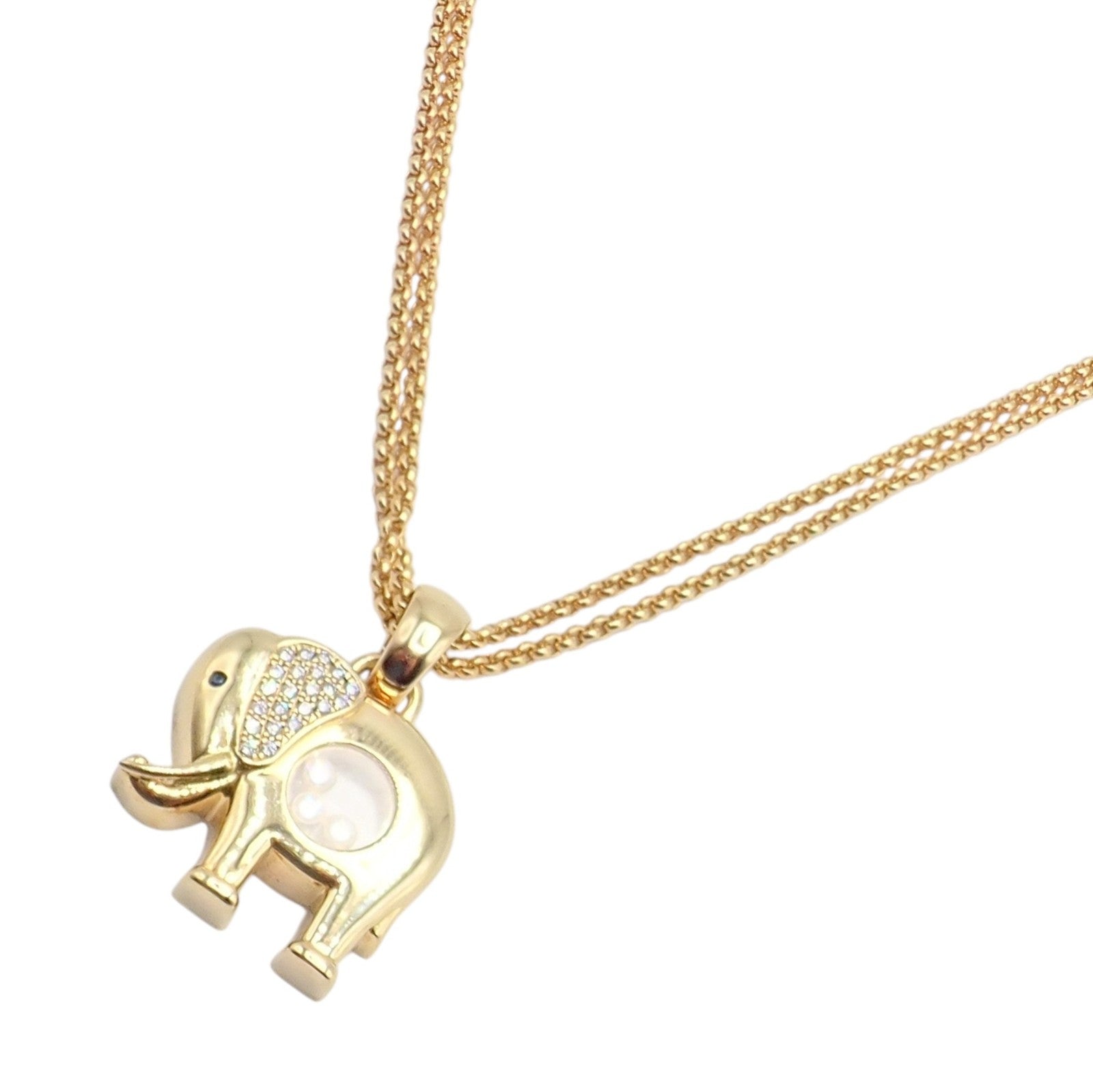 Chopard Jewelry & Watches:Fine Jewelry:Necklaces & Pendants Authentic! Chopard 18k Yellow Gold Large Happy Elephant Pendant Necklace