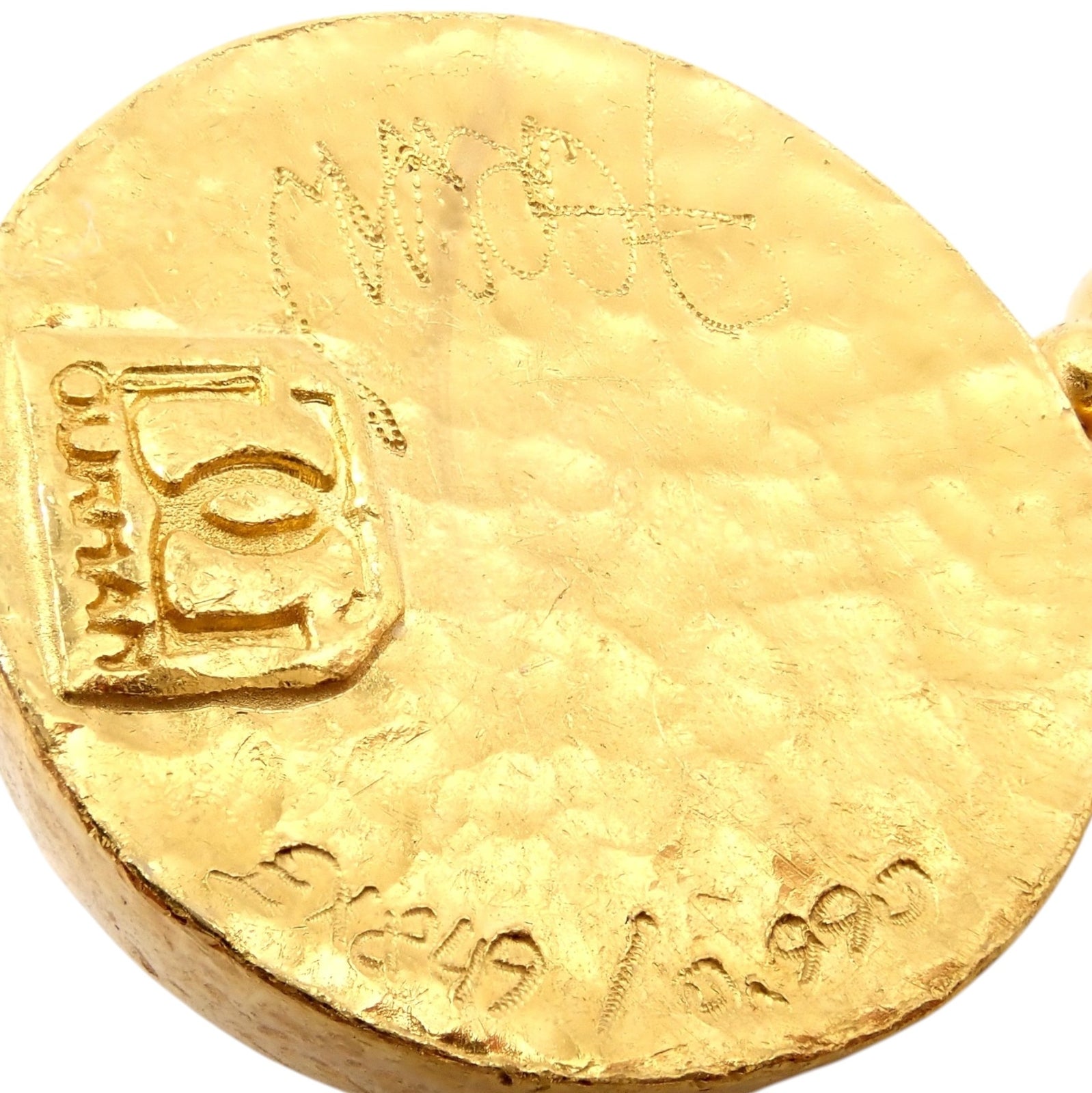 Gurhan Jewelry & Watches:Vintage & Antique Jewelry:Earrings Authentic! Gurhan 24k Yellow Gold Hammered Ball Earrings