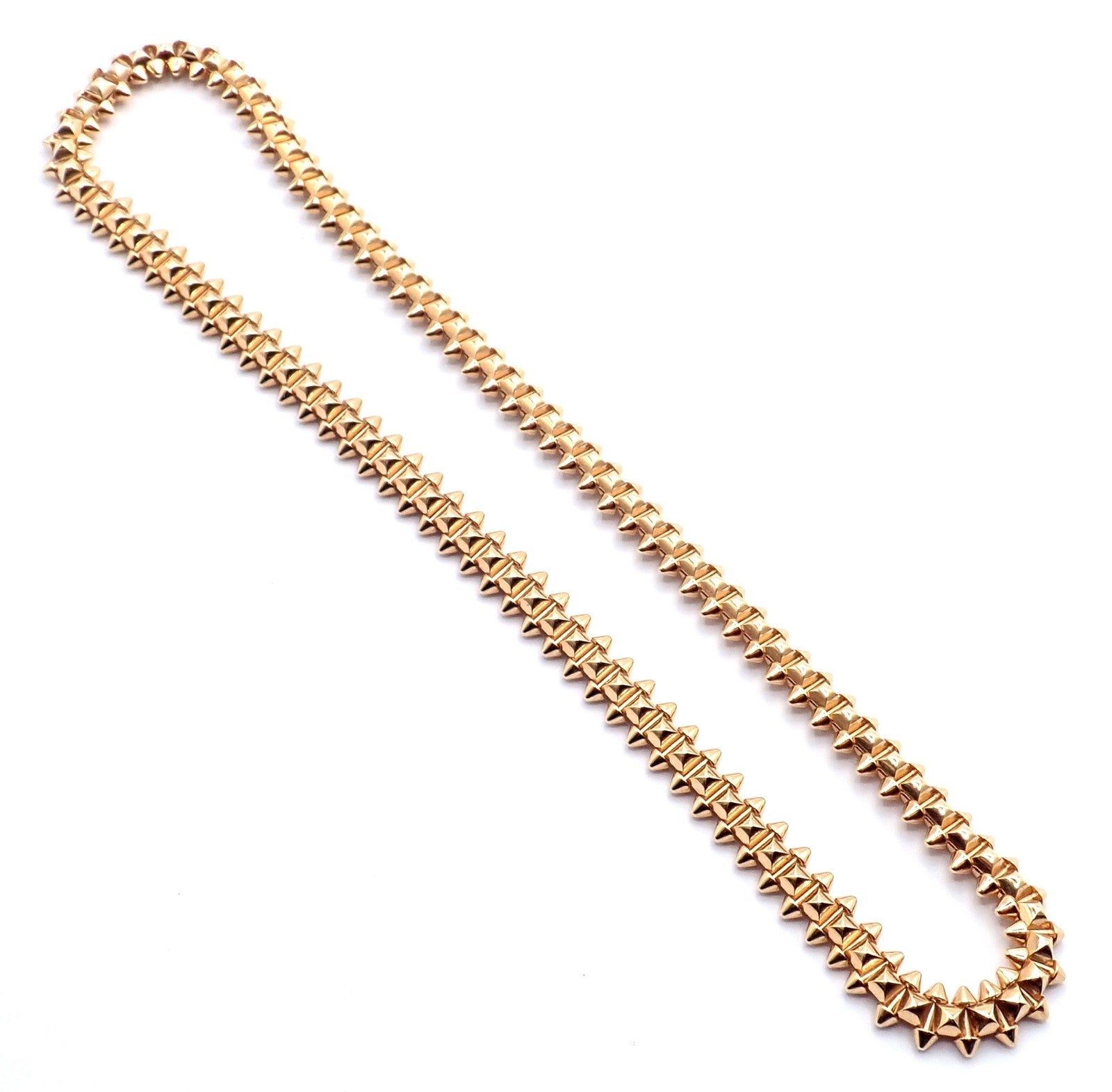 Authentic! Clash De Cartier 18k Rose Gold Necklace | Fortrove