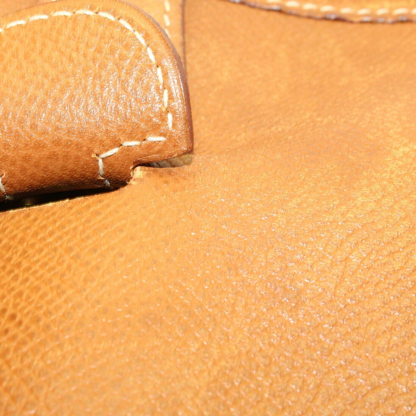 Hermes Clothing, Shoes & Accessories:Women:Women's Bags & Handbags Authentic! Hermes Evelyne Brown Epsom Leather GM Handbag Purse