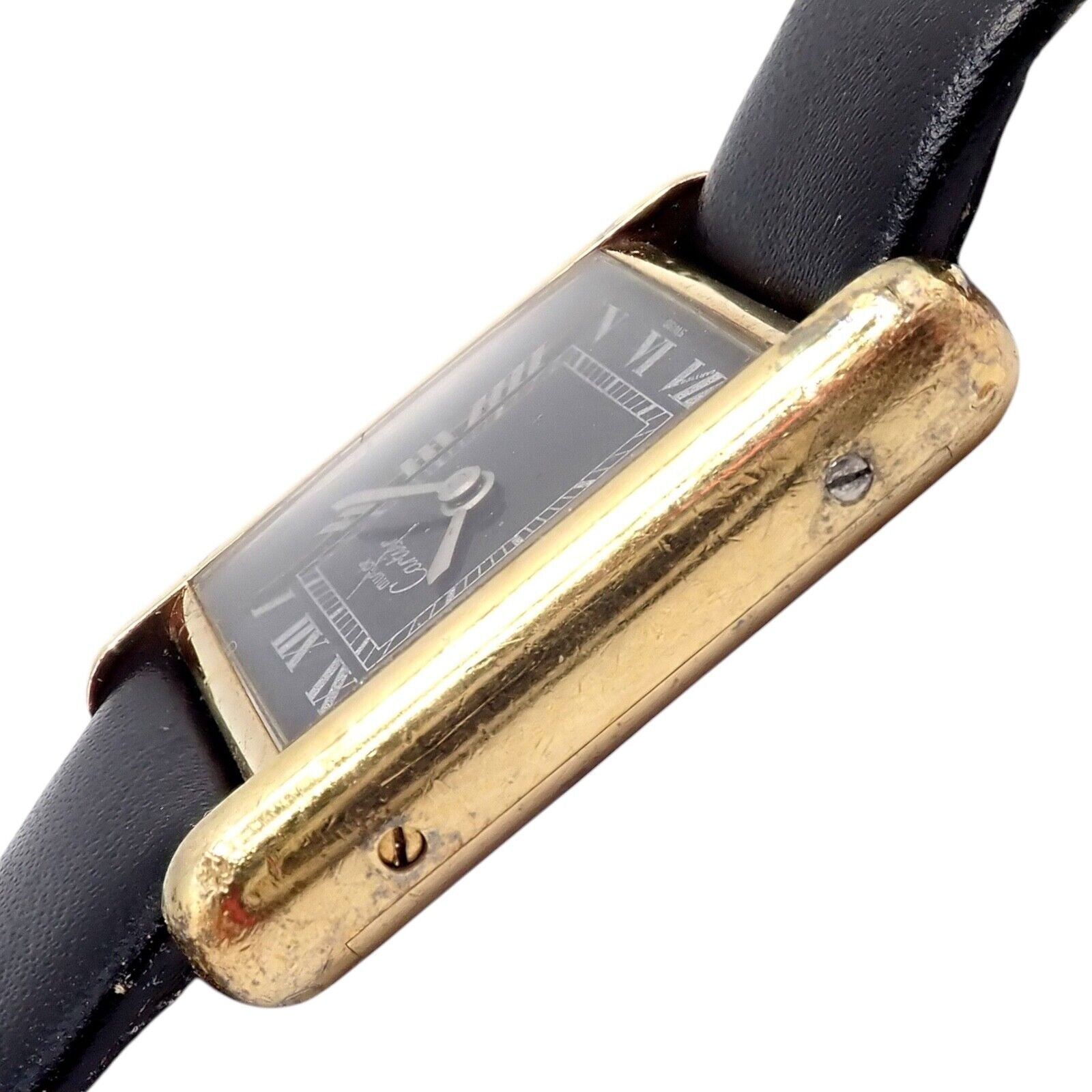 Authentic! Cartier Must De Silver 925 Argent Vermeil Manual Wind Watch | Fortrove