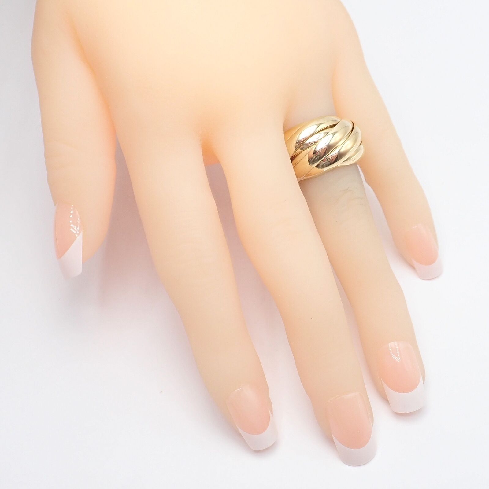 Authentic! Tiffany & Co 18k Yellow Gold 9 Row Melody Calife Picasso Ring sz 5 | Fortrove