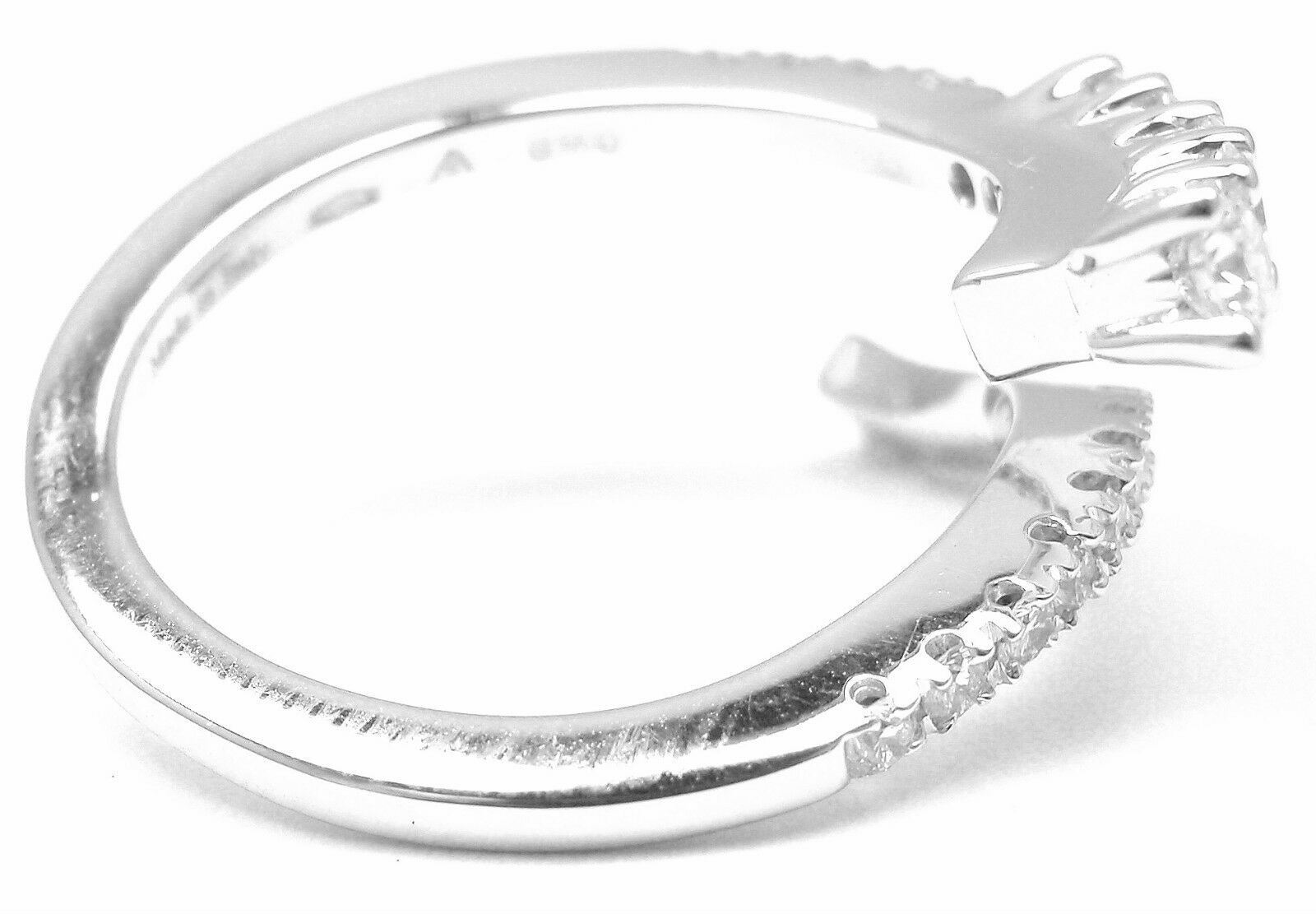 New! Authentic Damiani EDEN 18k White Gold Diamond Band Ring | Fortrove