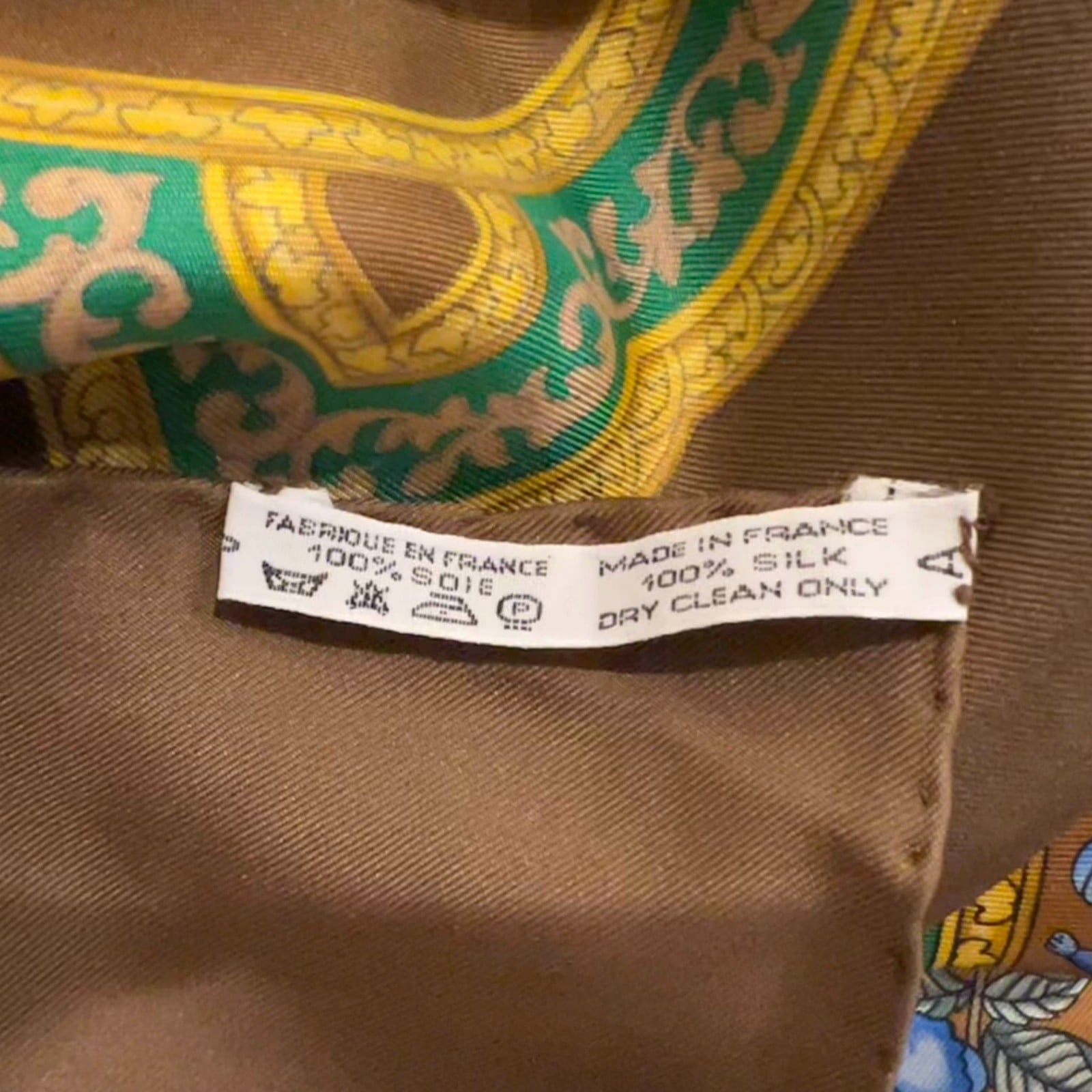Hermes Clothing, Shoes & Accessories:Women:Women's Accessories:Scarves & Wraps Authentic Hermes Qalamdan 90 cm Silk Scarf