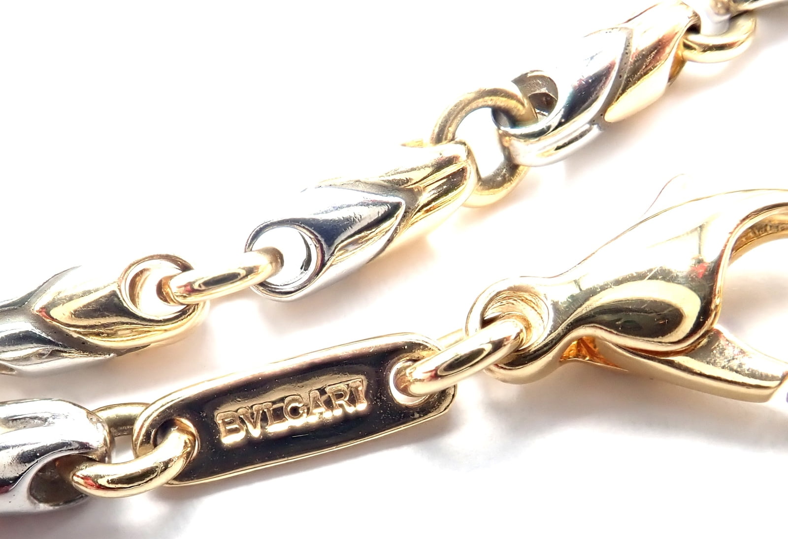 Bulgari Jewelry & Watches:Fine Jewelry:Necklaces & Pendants Authentic! Bulgari Bvlgari 18k Yellow Gold Steel Diamond Zodiac Pendant Necklace
