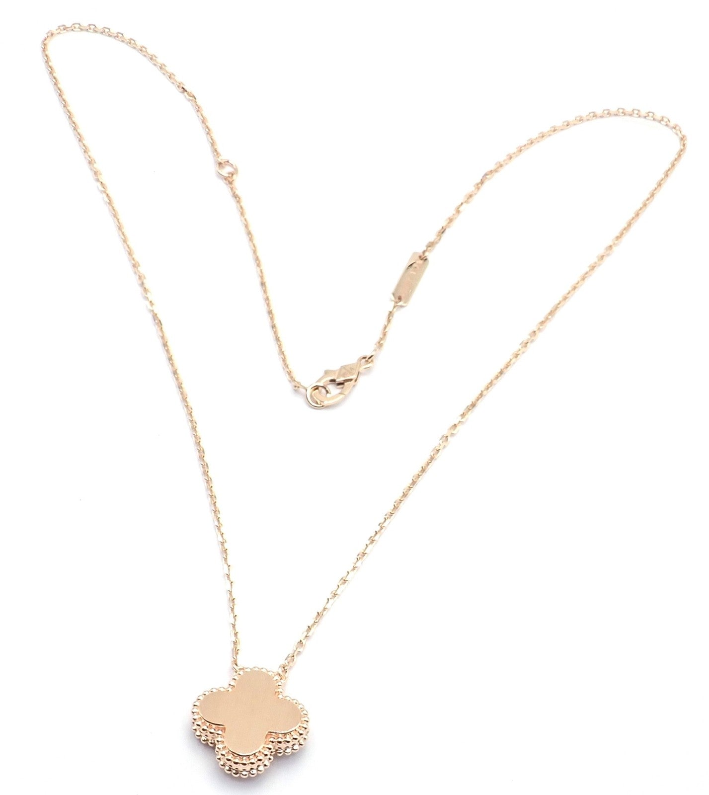 Van Cleef & Arpels Jewelry & Watches:Fine Jewelry:Necklaces & Pendants Van Cleef & Arpels Diamond 18k Vintage Alhambra Pink MOP Holiday 2025 Necklace