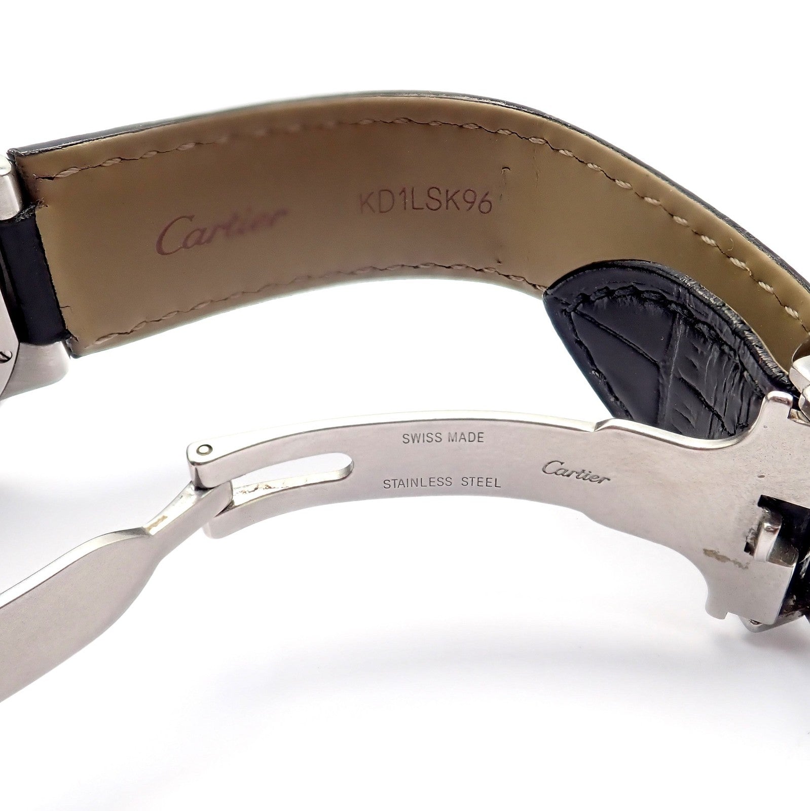 Cartier Stainless Steel Ballon Bleu Custom Diamond Enamel Automatic Watch 3001 | Fortrove