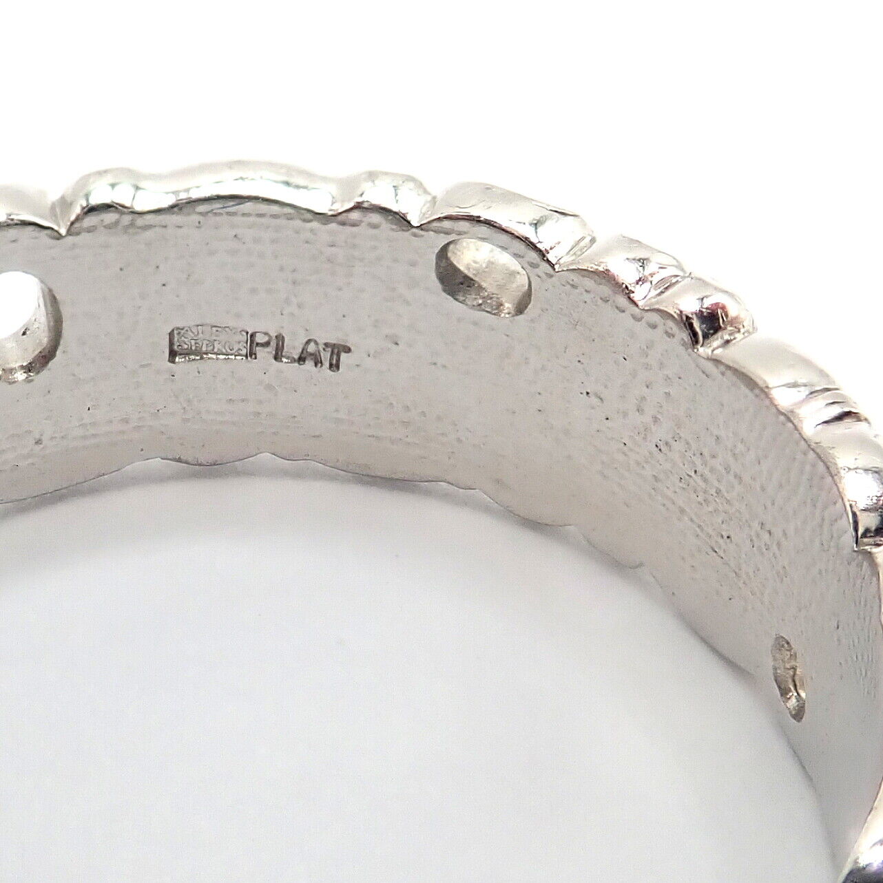 Authentic! Alex Sepkus Favorite Things Platinum Band Ring Sz 8.5 | Fortrove