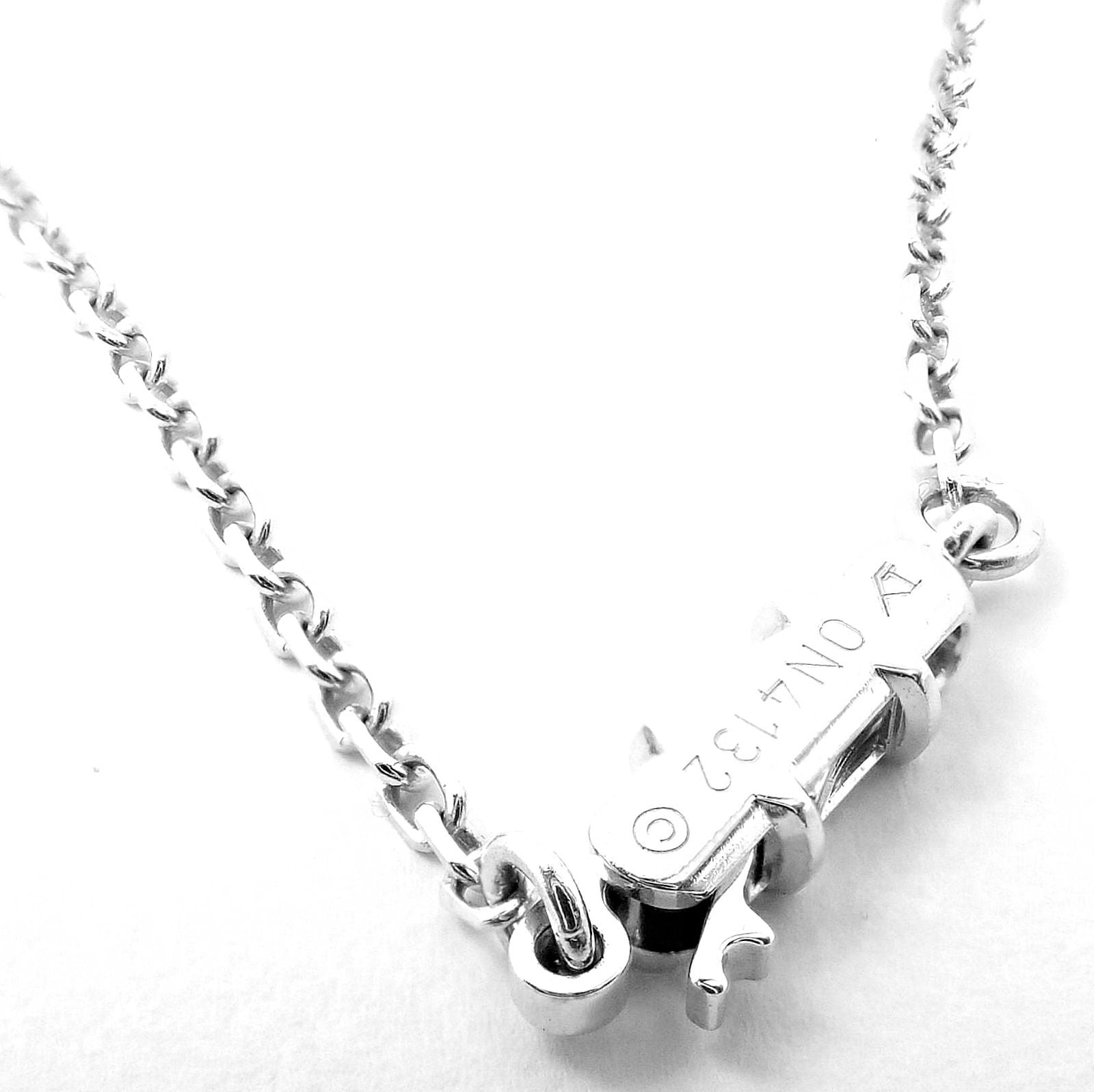 Cartier Jewelry & Watches:Fine Jewelry:Necklaces & Pendants Authentic! Cartier 18k White Gold Diamond Large C Heart Pendant Necklace