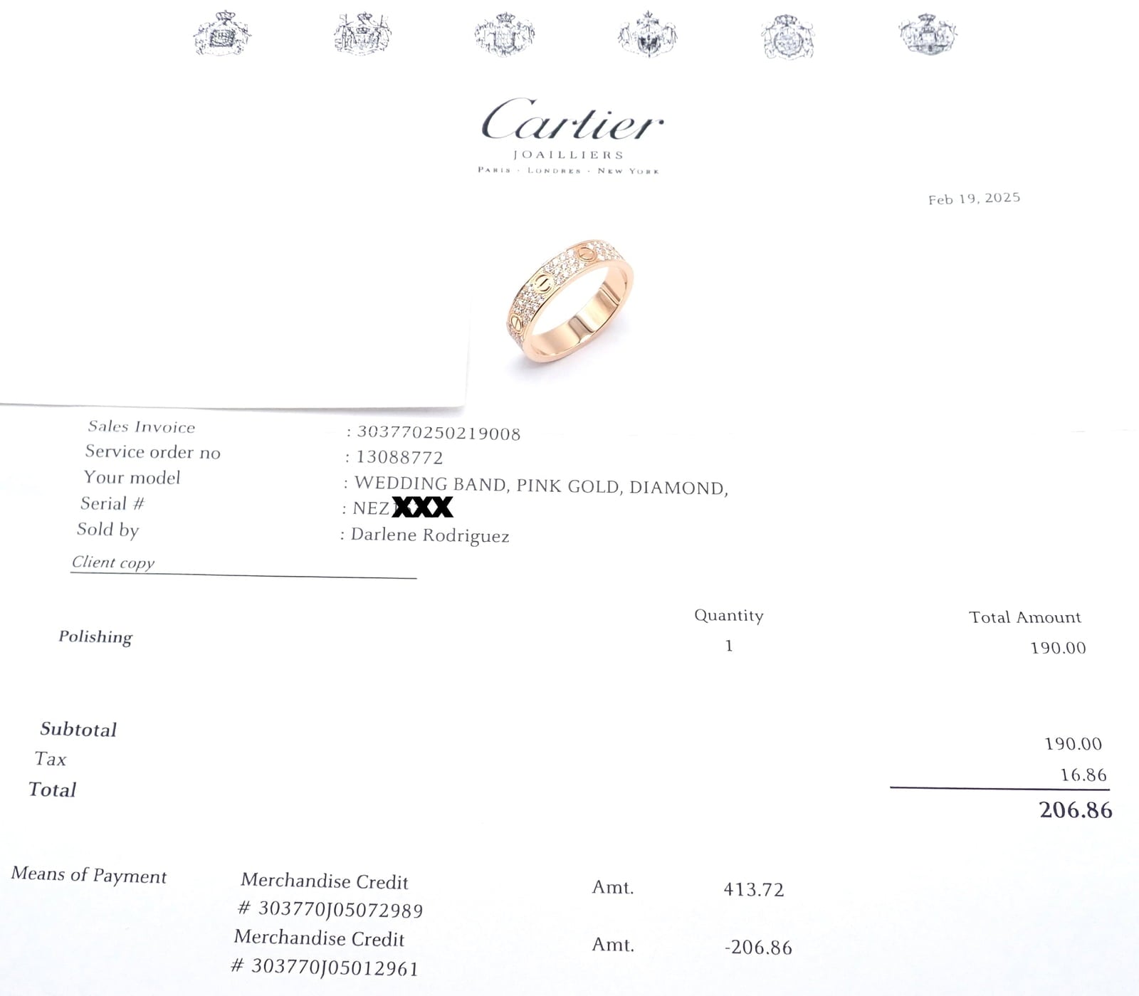 Cartier Jewelry & Watches:Fine Jewelry:Rings Authentic! Cartier Love 18k Rose Gold Diamond Paved Ring Size 54 US 6 3/4
