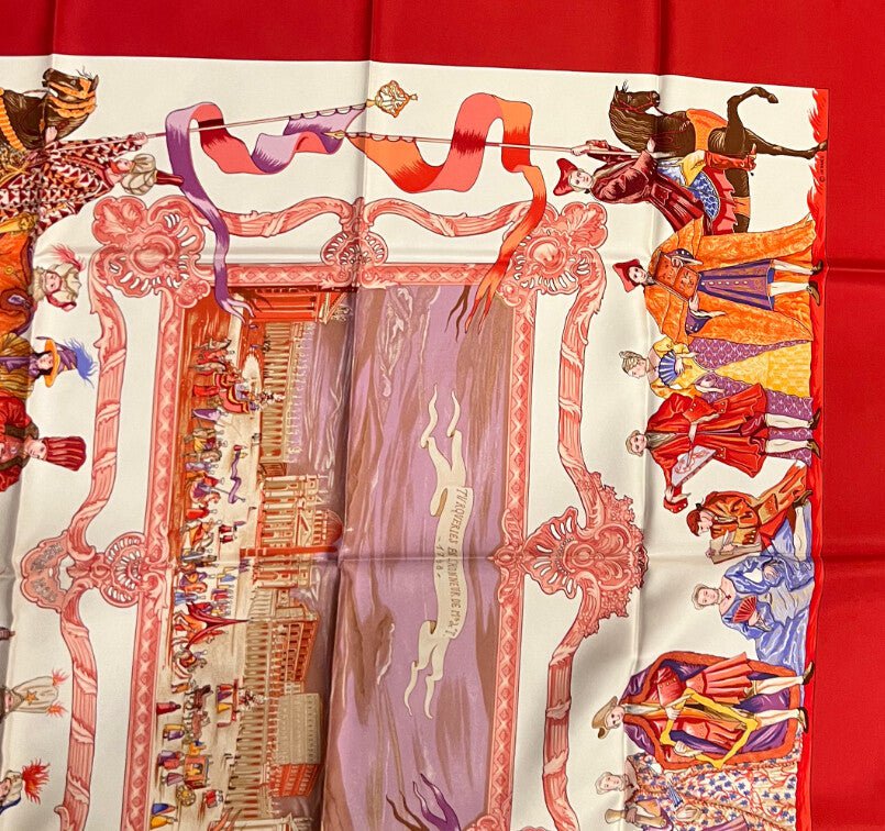 RARE Hermès Turqueries en l’Honneur de M.R. Let vintage 90cm Silk Scarf | Fortrove