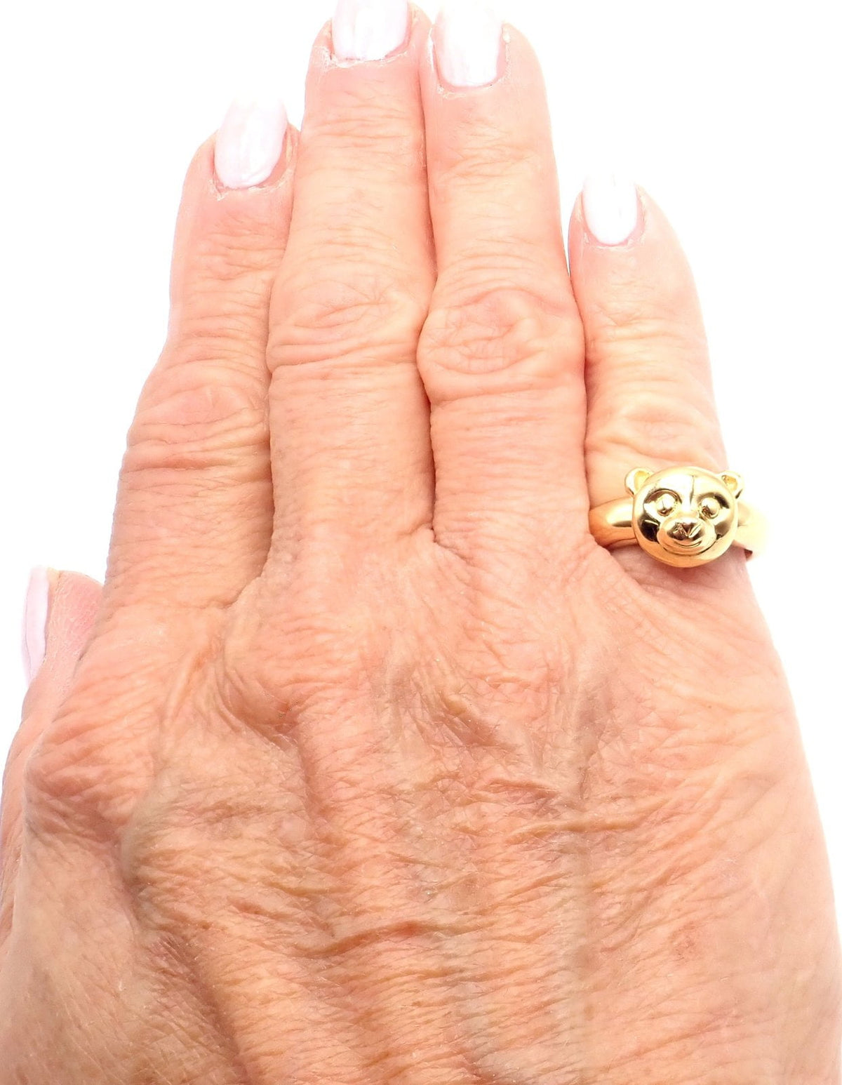 Van Cleef & Arpels Jewelry & Watches:Fine Jewelry:Rings Authentic! Van Cleef & Arpels 18k Yellow Gold Teddy Bear Band Ring Pendant