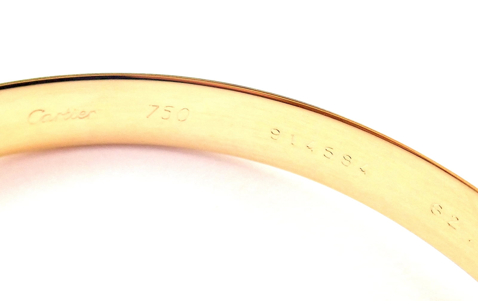 Cartier Jewelry & Watches:Fine Jewelry:Bracelets & Charms Rare! Cartier 18k Tricolor Gold Slip-On Bangle Bracelet 1990