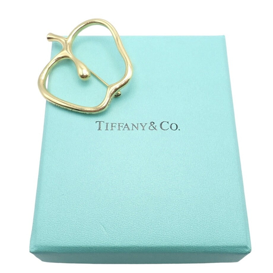 Authentic! Vintage Tiffany & Co Peretti 18k Yellow Gold Large Apple Pin Brooch | Fortrove