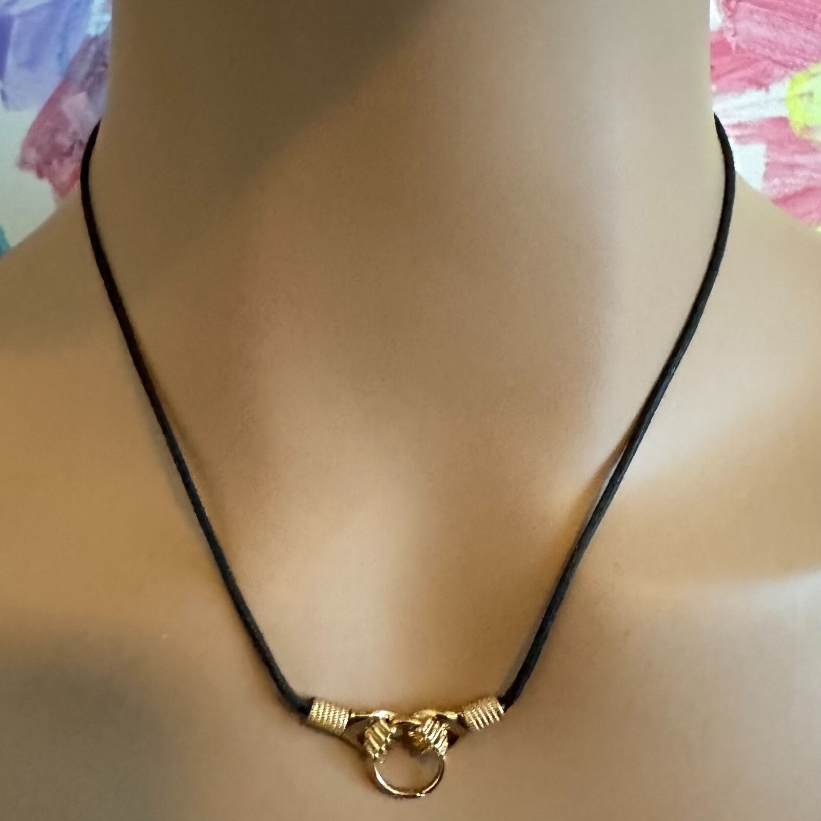 Gucci 18k Yellow Gold Le Marche des Merveilles Tiger Bolo Tie Necklace | Fortrove