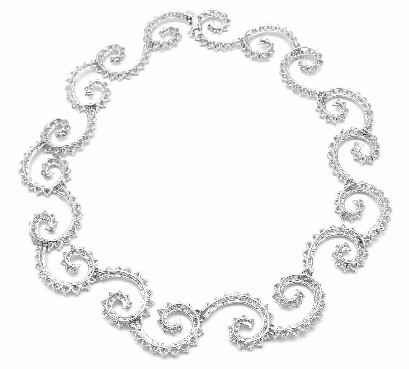 Angela Cummings Jewelry & Watches:Fine Jewelry:Necklaces & Pendants Rare! Authentic Angela Cummings Platinum 34ct Diamond Necklace 1995