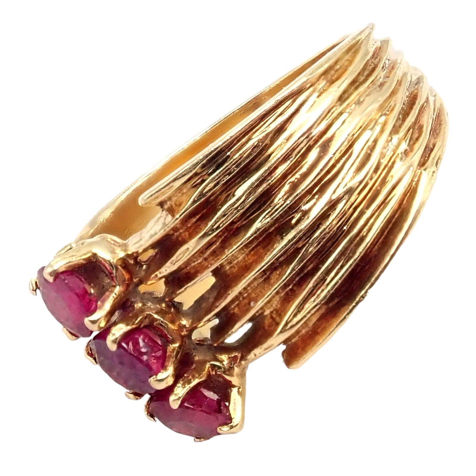 Cartier Jewelry & Watches:Fine Jewelry:Rings Authentic! Vintage Cartier 18k Yellow Gold Ruby Ring