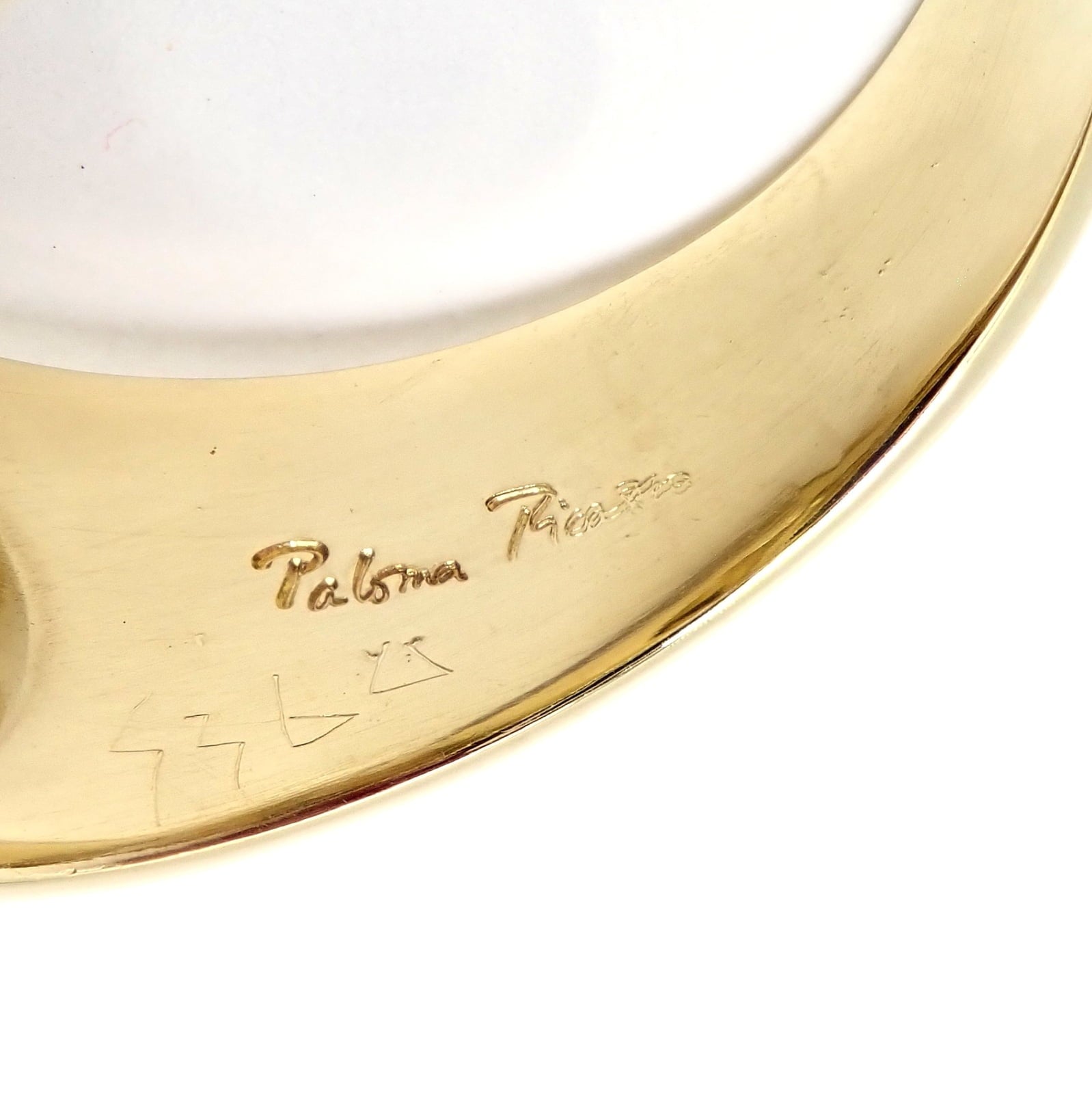 Paloma Picasso for Tiffany & Co. Jewelry & Watches:Fine Jewelry:Rings Authentic! Tiffany & Co Paloma Picasso 18k Yellow Gold Large Lapis Oval Ring
