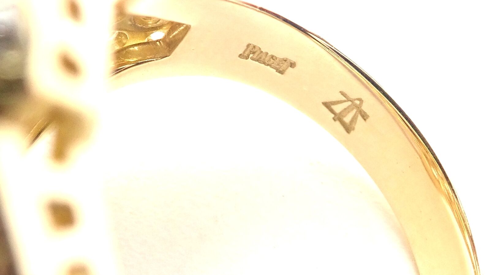Rare! Authentic Piaget 18K Yellow Gold 3Ct Diamond Cocktail Ring | Fortrove