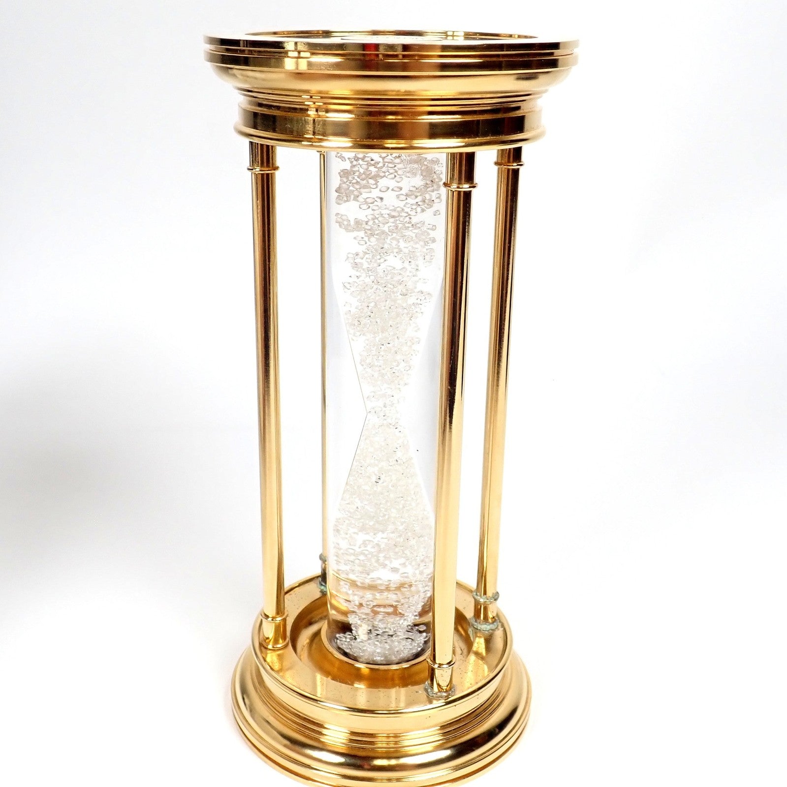 Authentic! De Beers Limited Edition Millennium 2000 Diamond Brass Hourglass | Fortrove