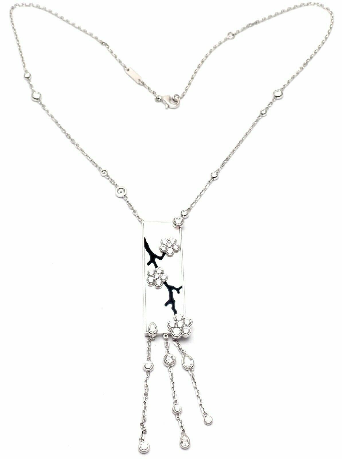 Van Cleef & Arpels Jewelry & Watches:Fine Jewelry:Necklaces & Pendants Authentic! Van Cleef & Arpels Miroir Des Eaux 18k Gold Diamond MOP Necklace
