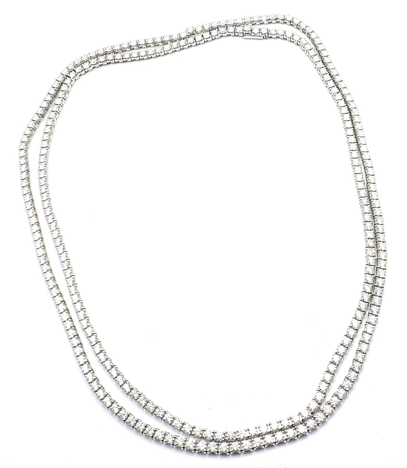 Panthere de Cartier Panther 18k Gold Multi-Wear Paved Diamond Necklace Paper Box | Fortrove