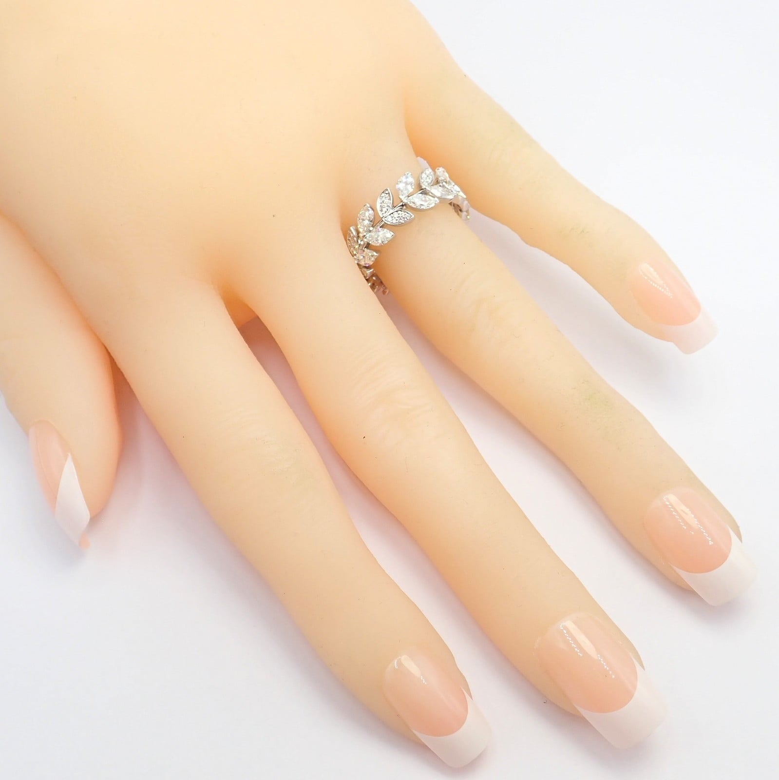 Tiffany & Co. Jewelry & Watches:Fine Jewelry:Rings Authentic! Tiffany & Co Platlinum Victoria Vine Diamond 1.90ct Eternity Ring 7