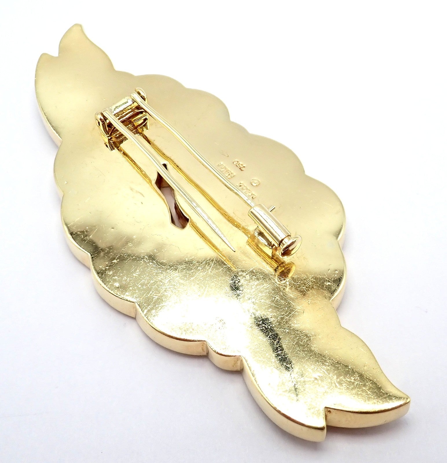 Rare Tiffany & Co. Cummings 18k Yellow Gold Lapis Onyx Nautical Rope Knot Brooch | Fortrove