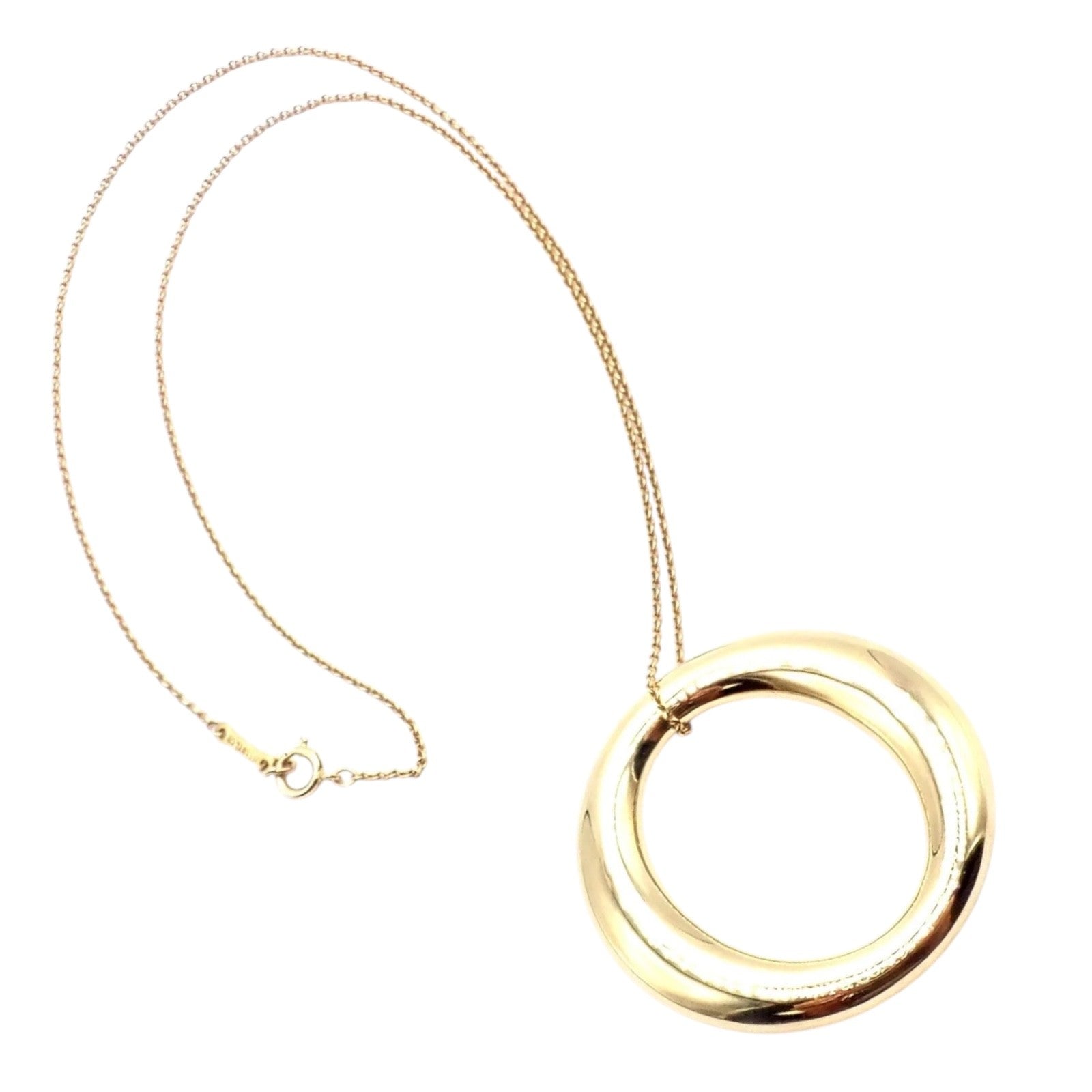 Tiffany & Co. Jewelry & Watches:Fine Jewelry:Necklaces & Pendants Authentic! Tiffany & Co Sevillana 18k Yellow Gold Peretti Large Pendant Necklace