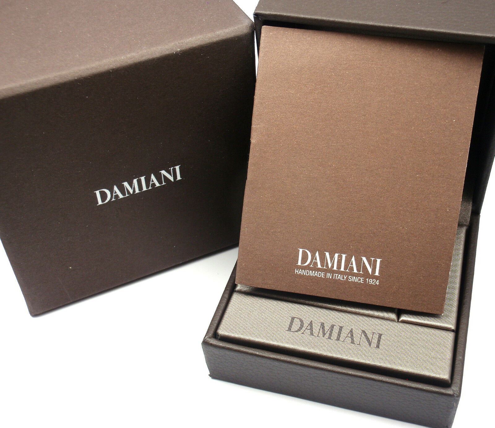 Damiani Jewelry & Watches:Fine Jewelry:Rings New! Authentic Damiani Madeira Mirror 18k White Gold .80ct Diamond Ring Box Cert